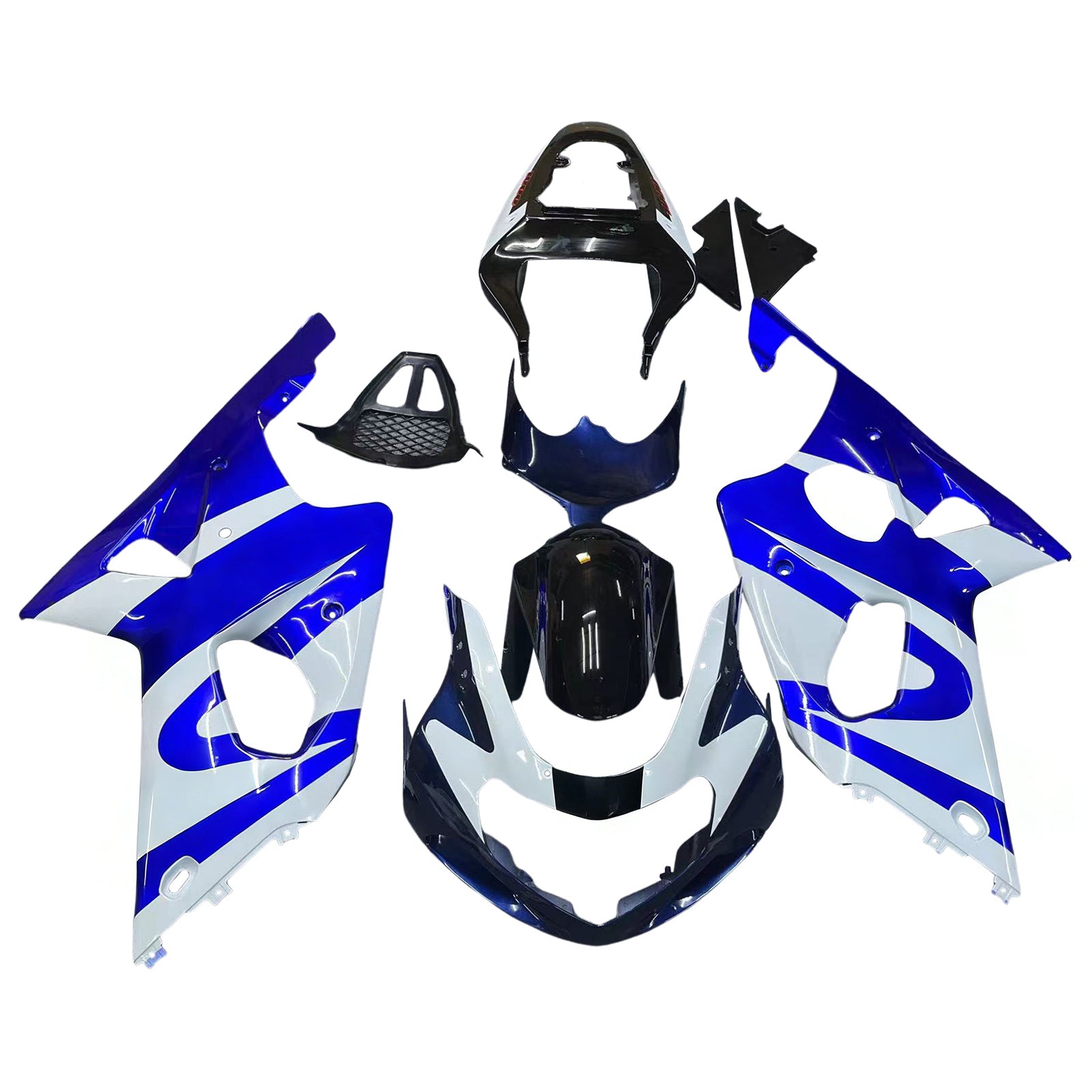 2000-2002 Suzuki GSXR 1000 Blue & Black GSXR Racing Amotopart Fairings