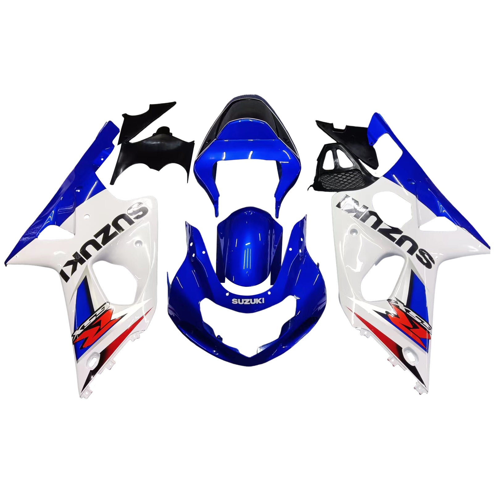 2000-2002 SUZUKI GSXR1000 K1 K2 AMOTOPART INJESITAL FAIRING KID BOODYWORK ABS #109