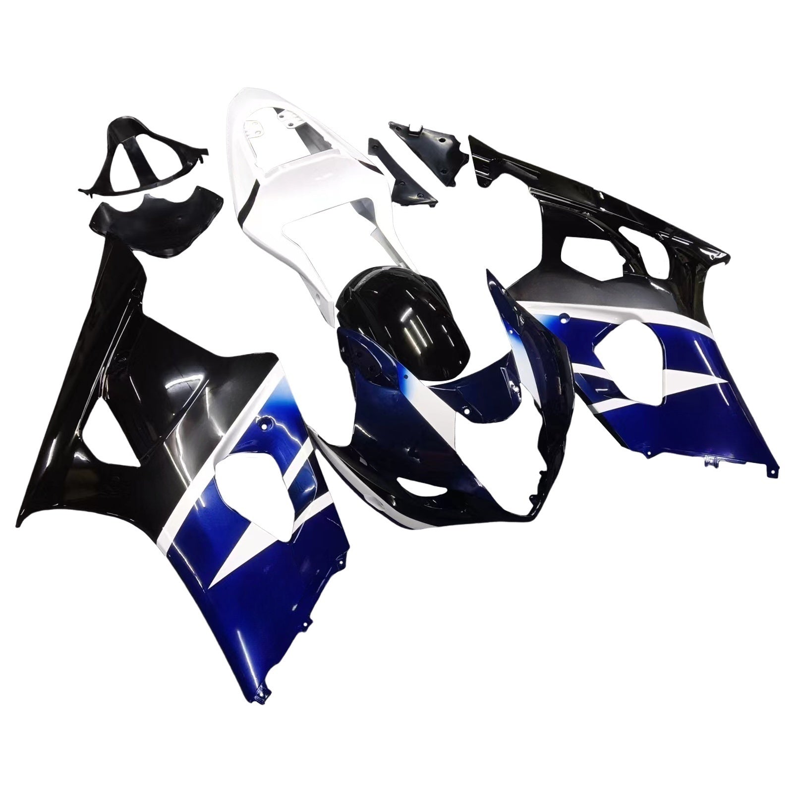 2003-2004 GSXR1000 FAIRING FAIRING ABS INJECTION PLASTIQUES MOULÉS Set générique