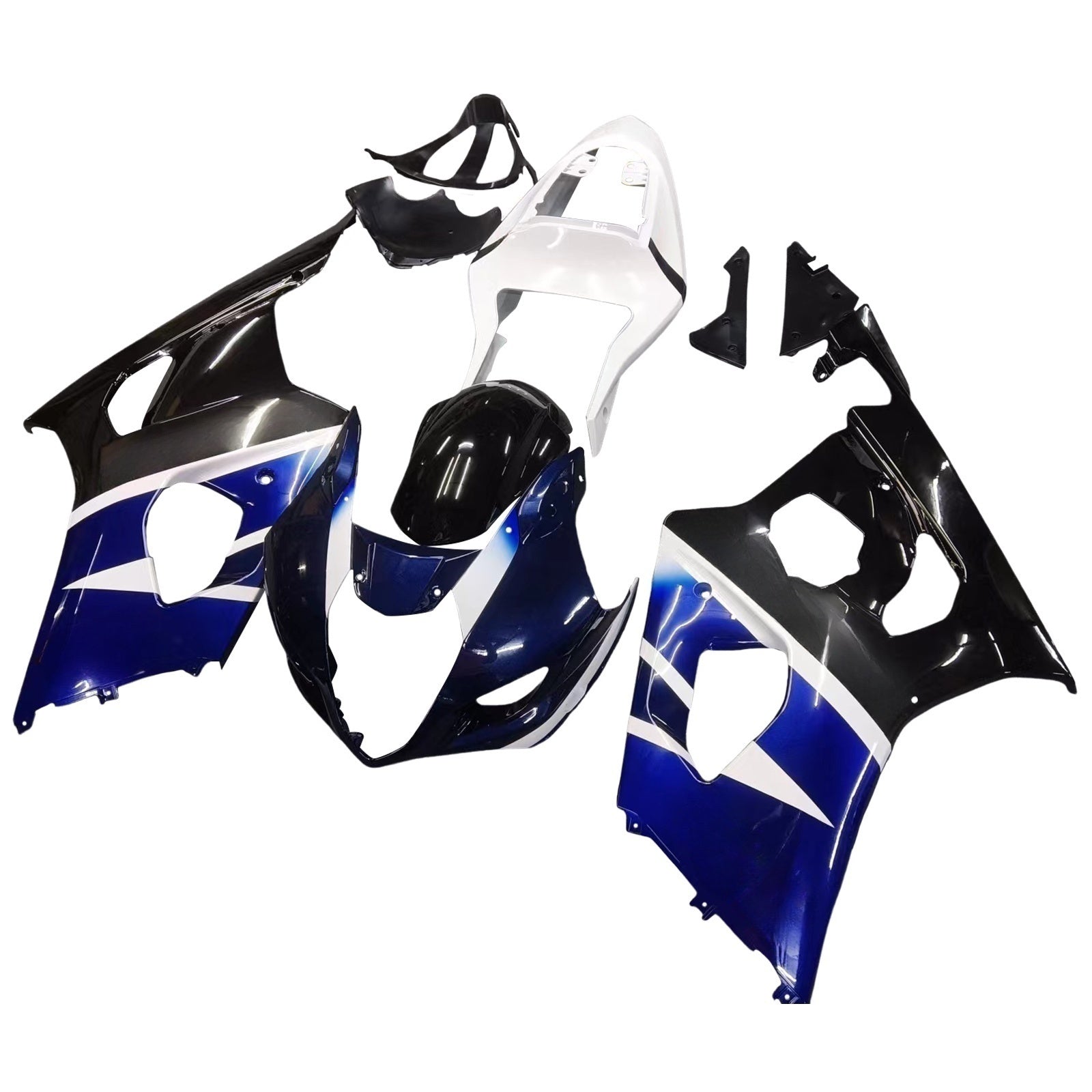 2003-2004 GSXR1000 FAIRING FAIRING ABS INJECTION PLASTIQUES MOULÉS Set générique