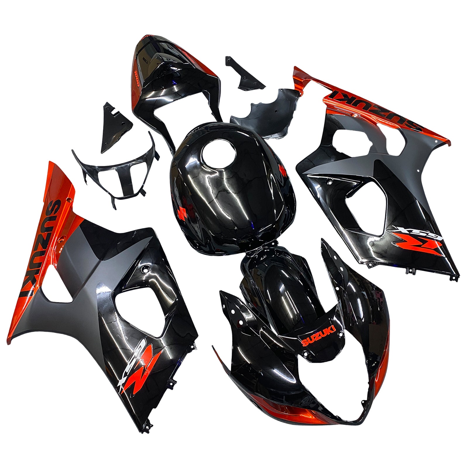2003-2004 Suzuki GSXR1000 K3 Kit de carenagem de injeção ABS de plástico