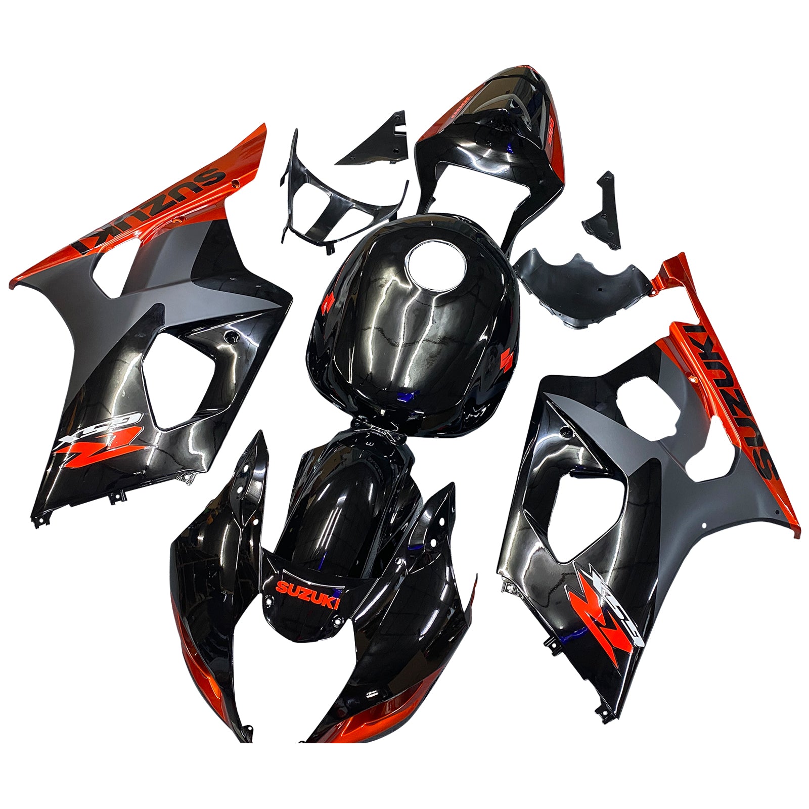 2003-2004 Suzuki GSXR1000 K3 Kit de carenagem de injeção ABS de plástico