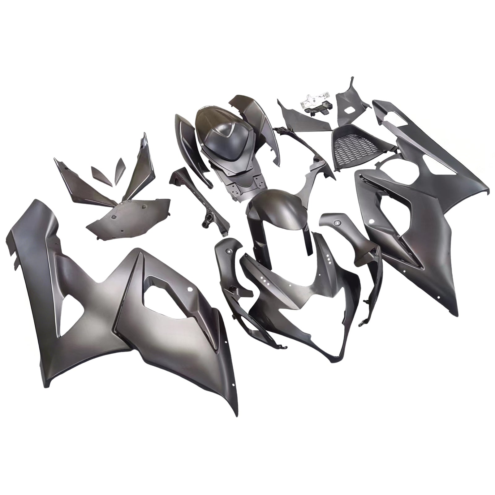 2005-2006 Suzuki GSXR 1000 Black Matte Gsxr Racing Fairings générique