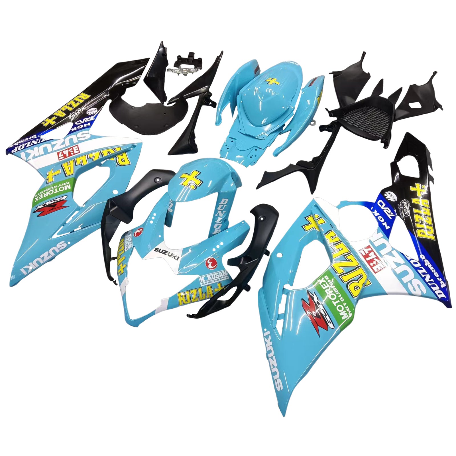2005-2006 Suzuki GSXR 1000 Blue Black Rizla Racing Faquing Generic