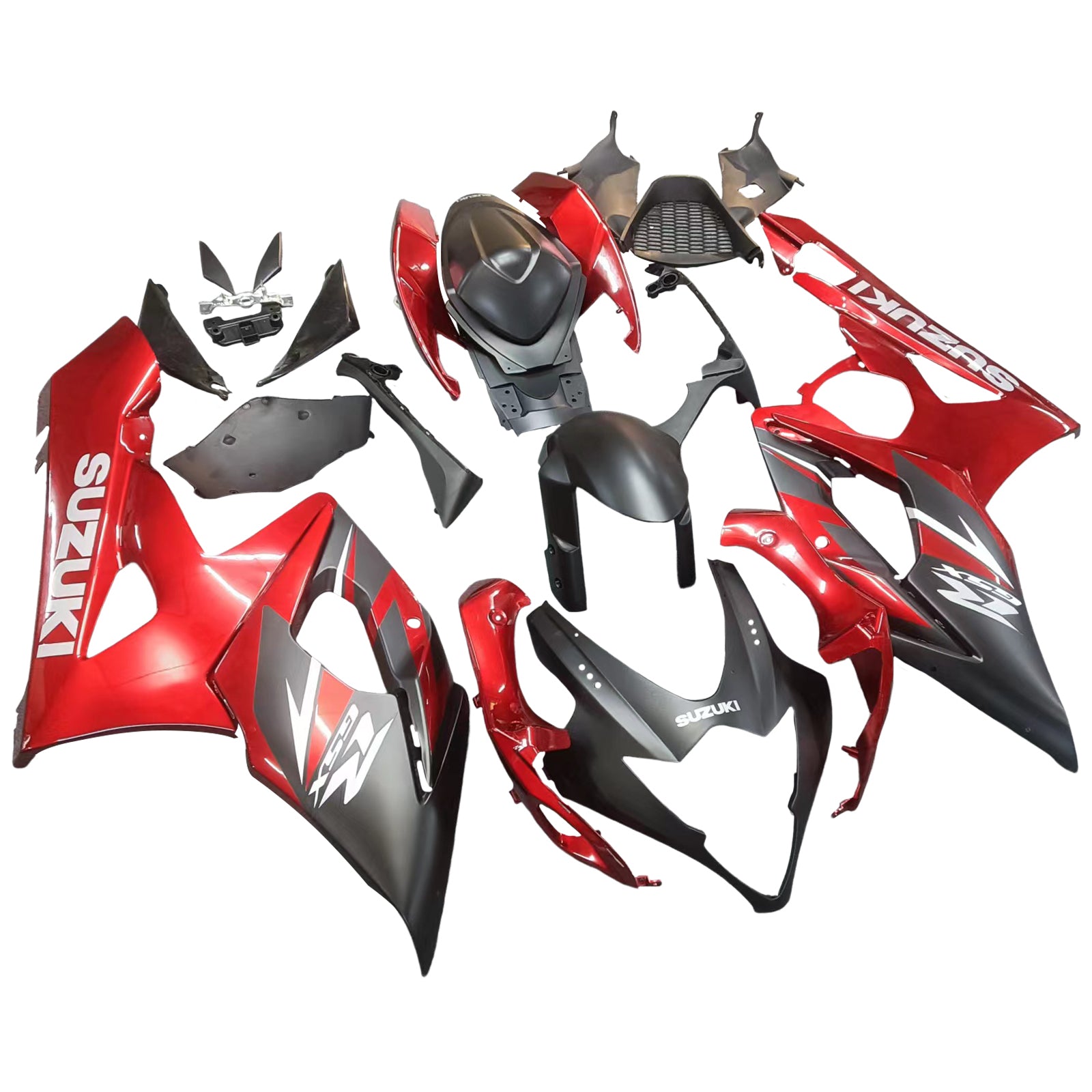 2005-2006 Suzuki GSXR1000 K5 Amotopart vstrekovacia kapotážová súprava karosérií Plast ABS #123