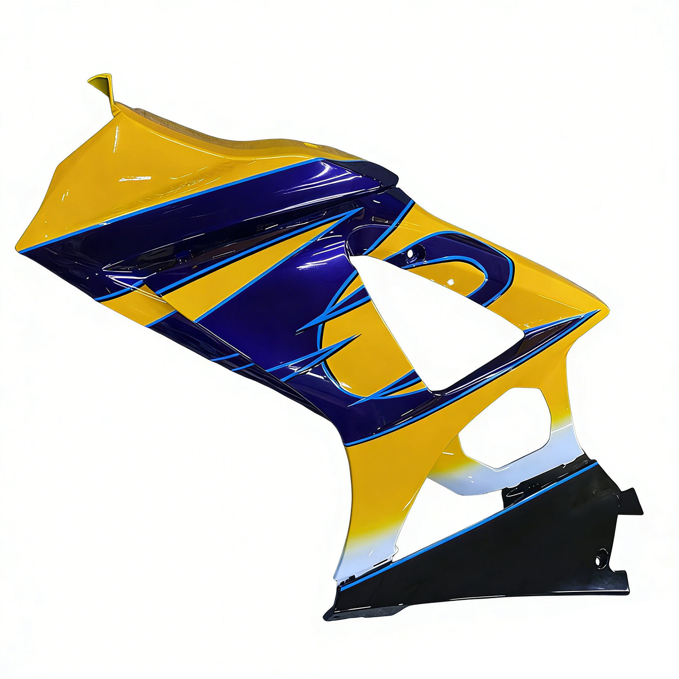 2007-2008 Suzuki GSXR 1000 Geel Blauw Alstare Corona Racing Stroomlijnkappen Generiek