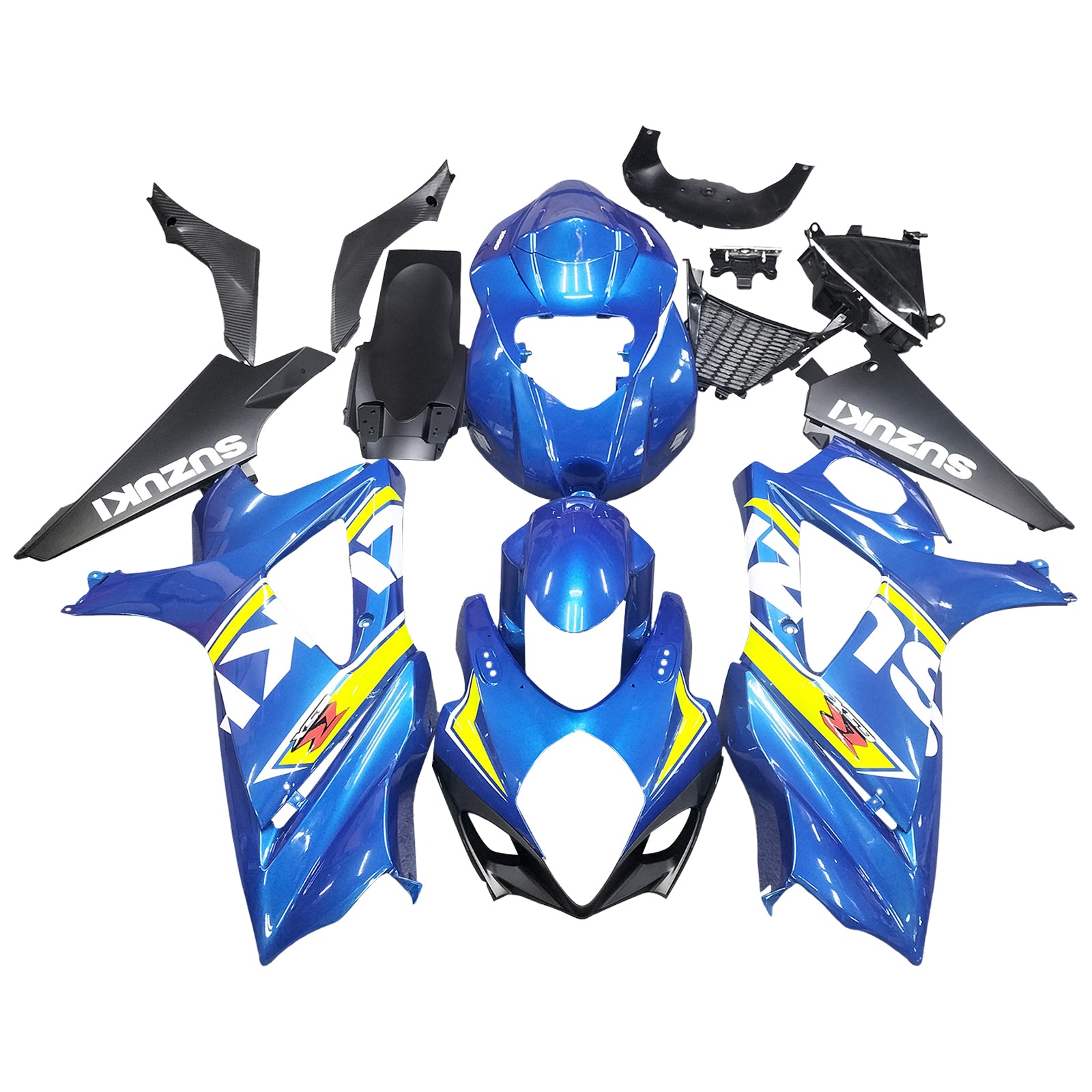 2007-2008 SUZUKI GSXR1000 K7 AMOTOPART INJEKTION FAIRING KIT BOODYWORK ABS #103