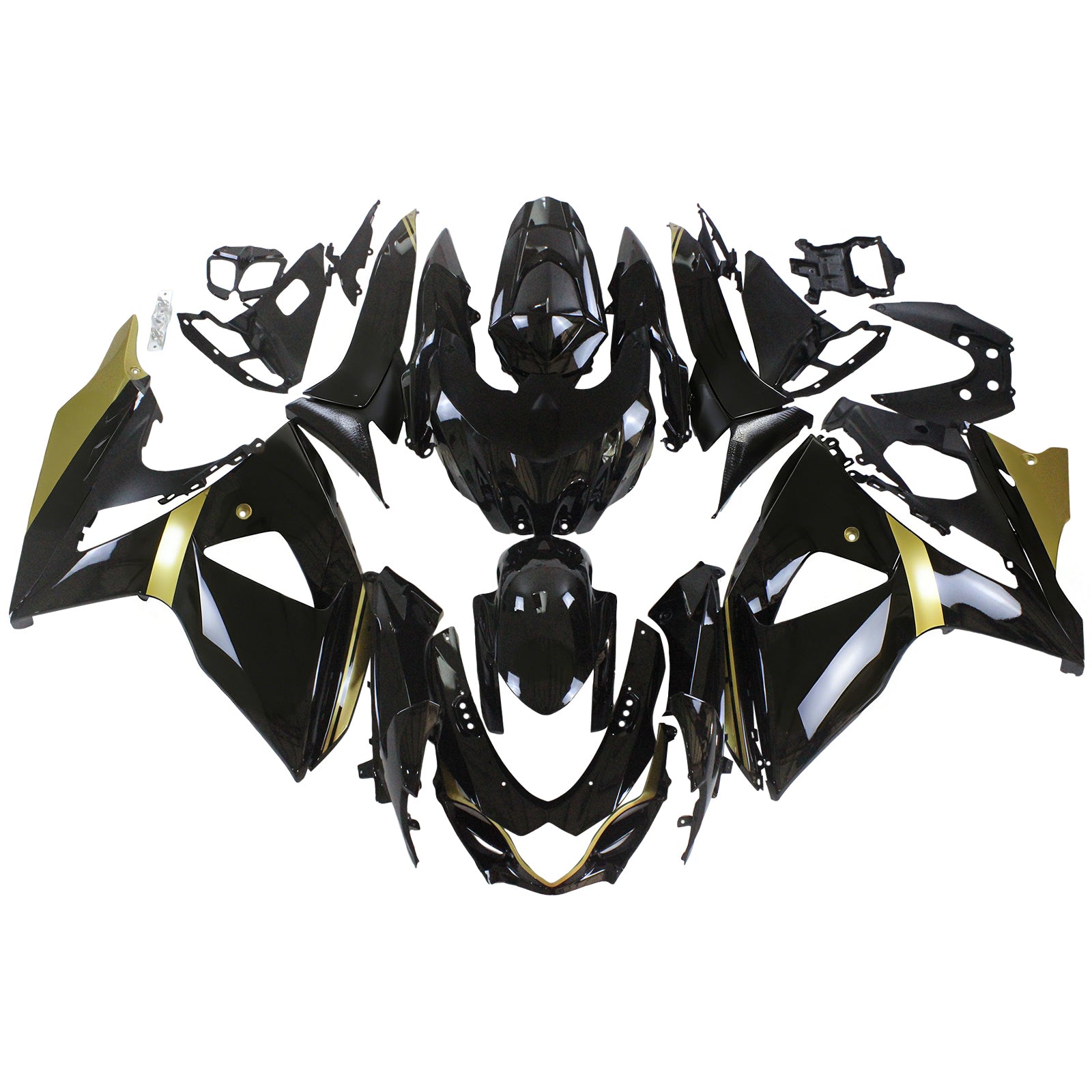 2009-2016 Suzuki GSXR1000 K9 Kit de carenagem de injeção AMOTOTT KIT BODYWORK ABS #105