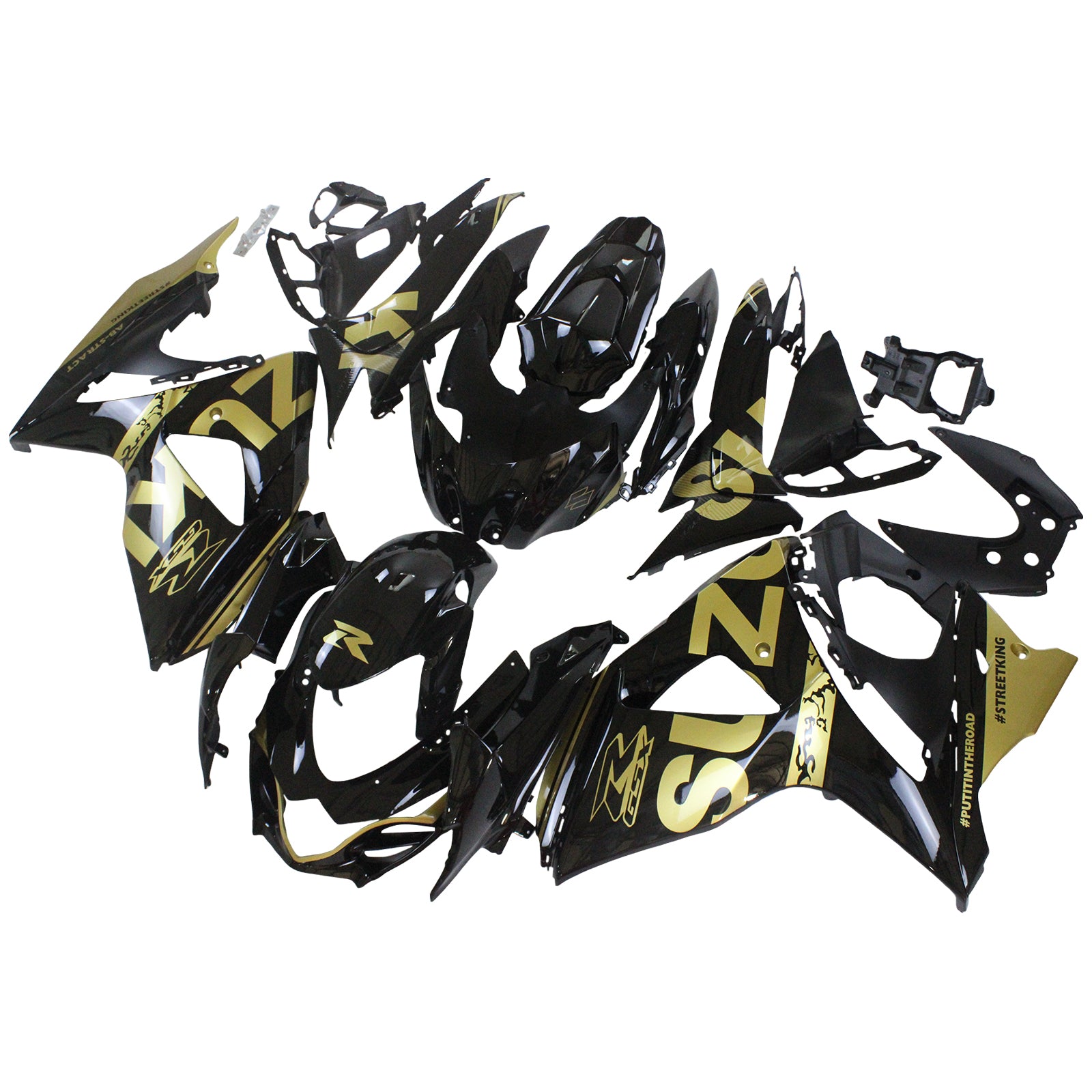 2009-2016 Suzuki GSXR1000 K9 Amotopart vstrekovacia kapotážová súprava karosérií Plast ABS #105