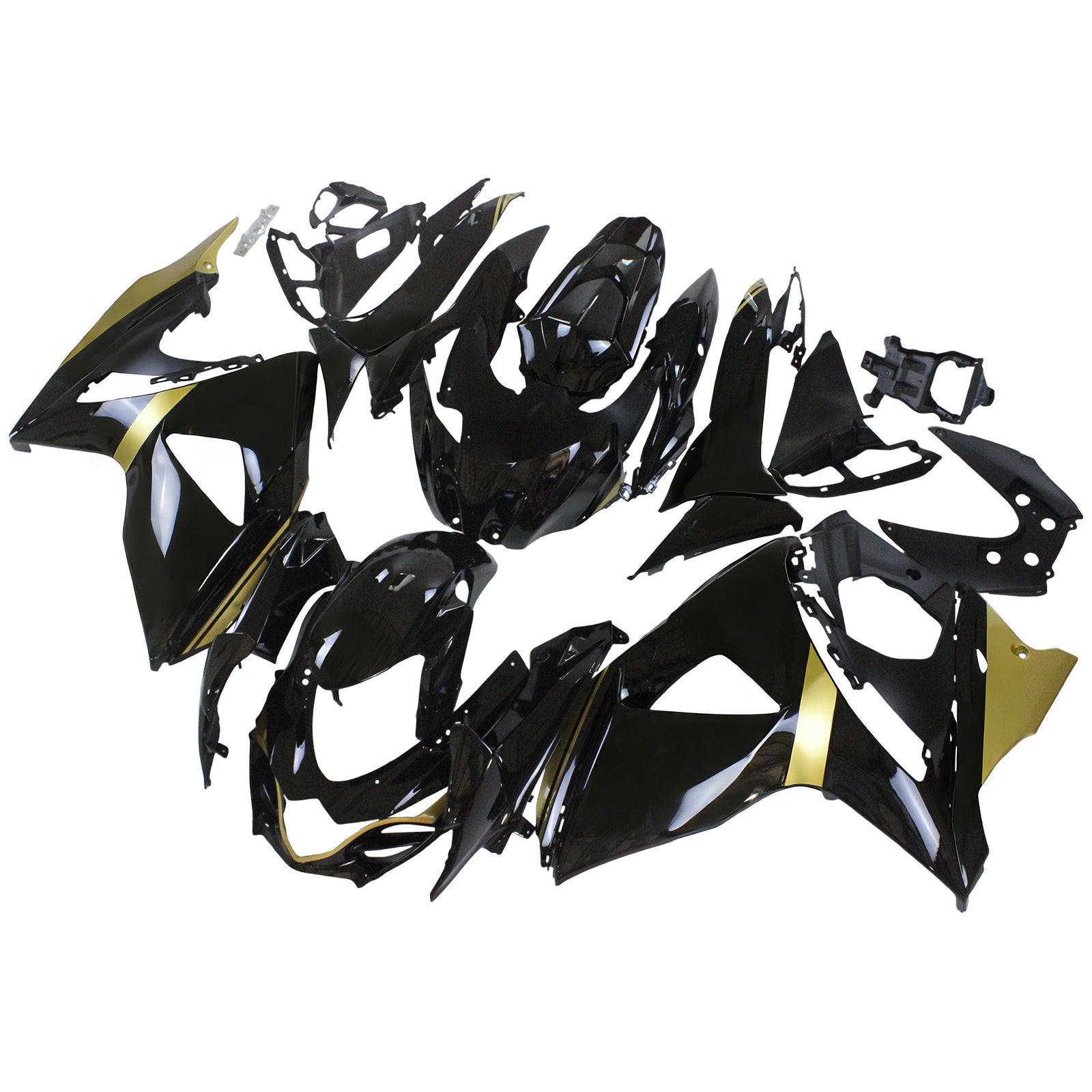 2009-2016 Suzuki GSXR1000 K9 Kit de carenagem de injeção AMOTOTT KIT BODYWORK ABS #105