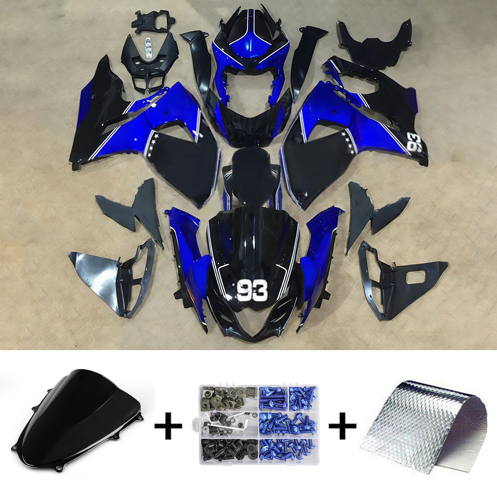 2009-2016 Suzuki GSXR1000 K9 kuipset carrosserie kunststof ABS