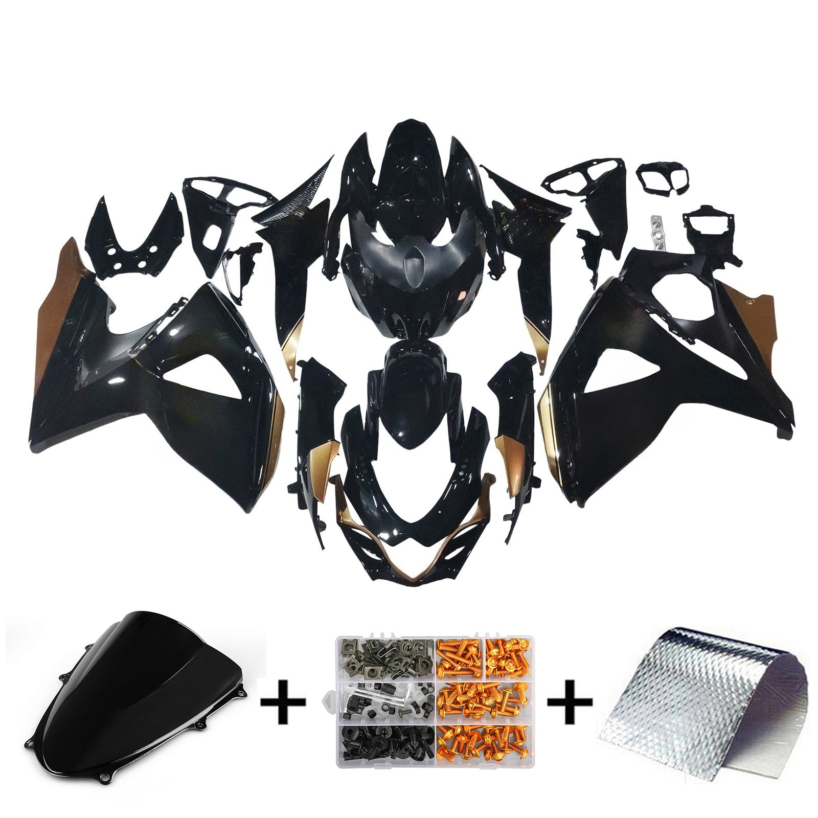 2009-2016 Suzuki GSXR1000 K9 kuipset carrosserie kunststof ABS