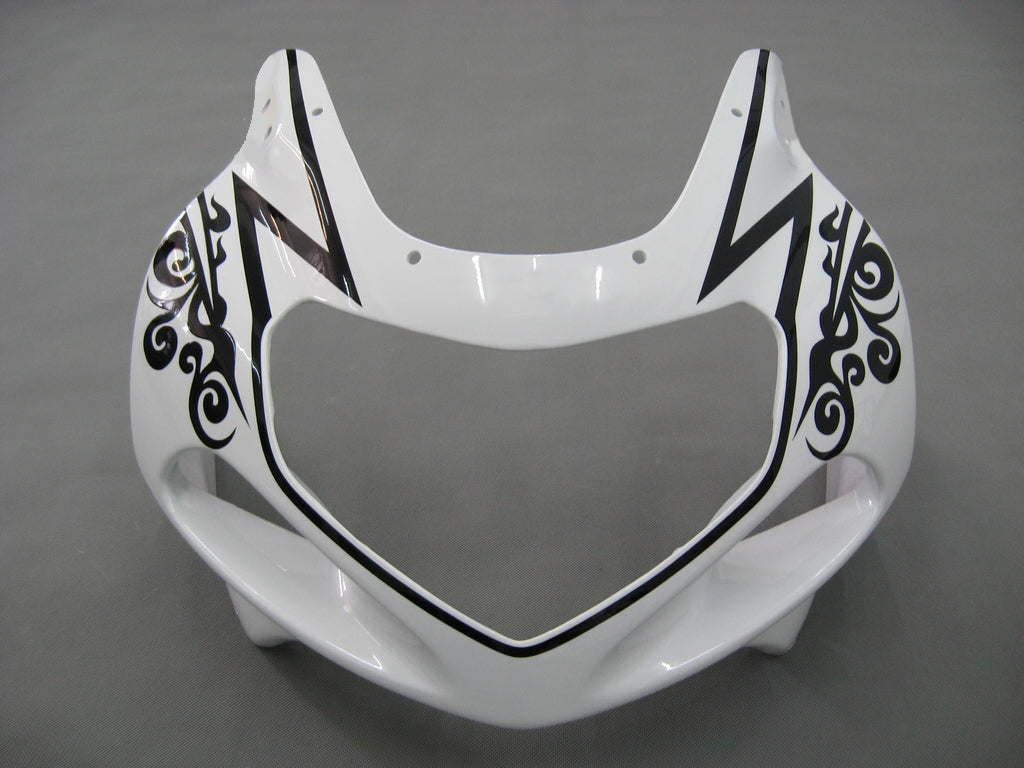 2001-2003 GSXR600 carrosseriekuip wit ABS spuitgegoten kunststoffen set algemeen