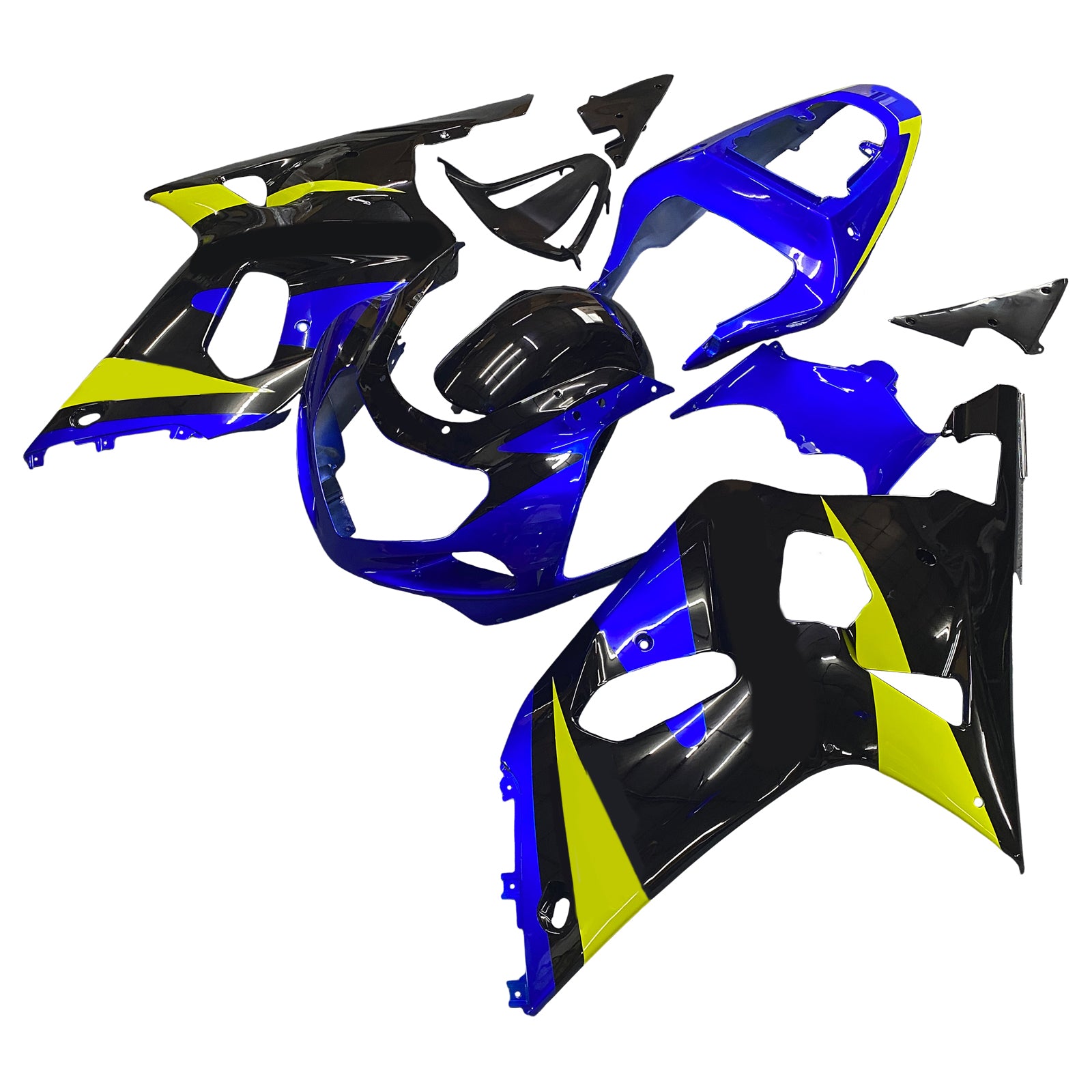 2001-2003 Suzuki GSXR 600 Amotopart Fairings Blue & Black GSXR Racing