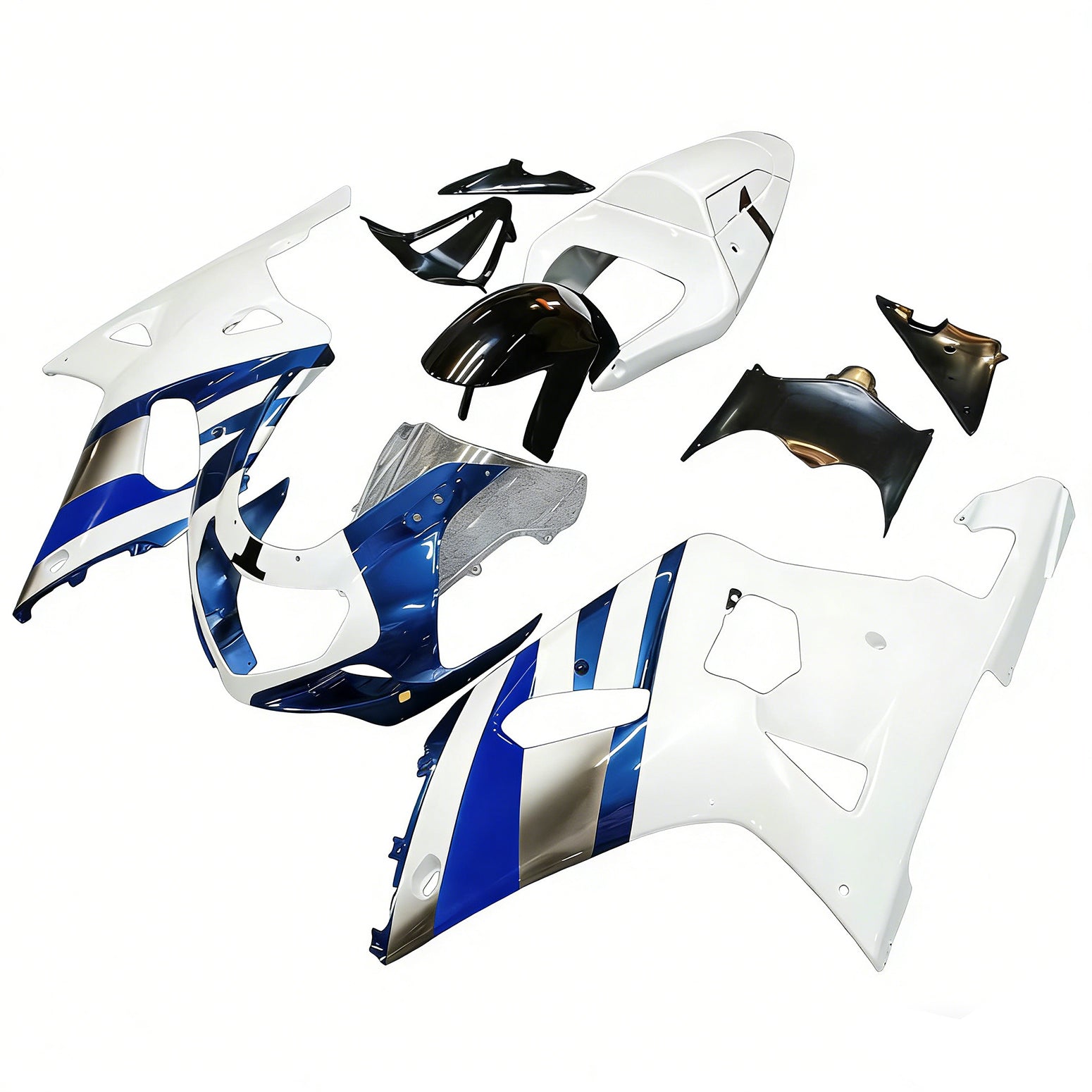 2001-2003 Suzuki GSXR600 2000-2003 GSXR750 K1 Injeksjon Fairing Kit karosseri