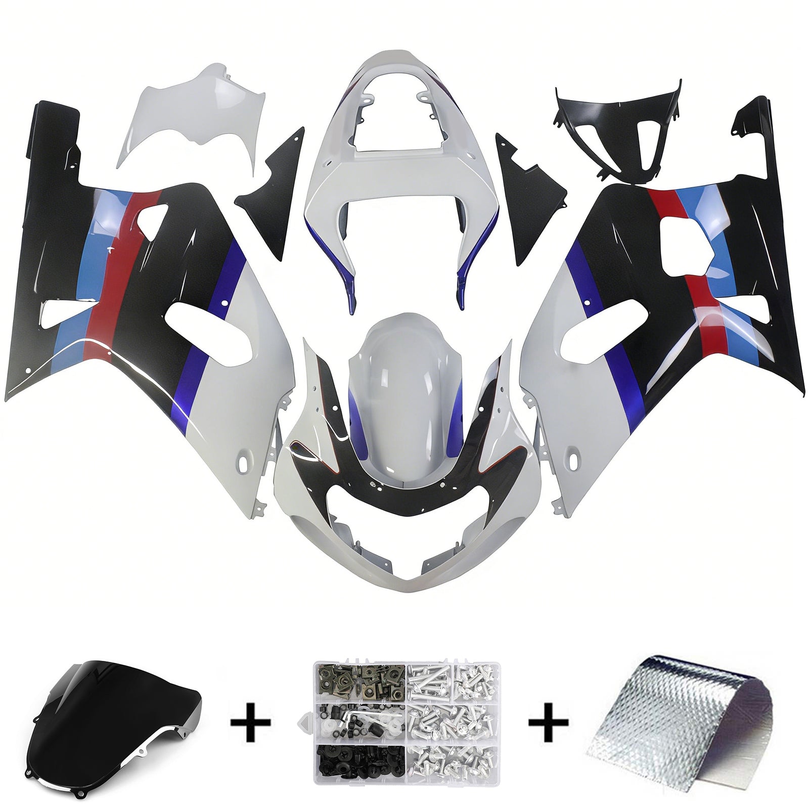 2001-2003 Suzuki GSXR 750 Fairings Multi-Color GSXR Racing Generic