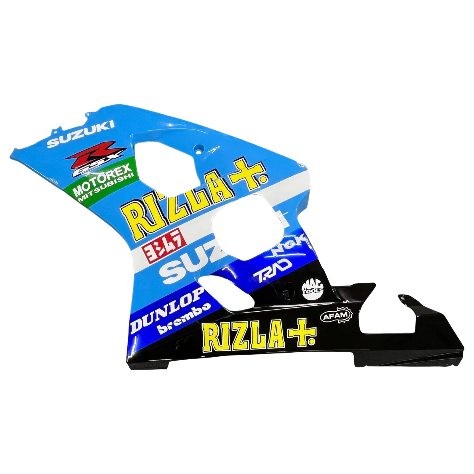 2004-2005 Suzuki GSXR 600 750 Blauw Rizla Suzuki GSXR Racing stroomlijnkappen Generiek