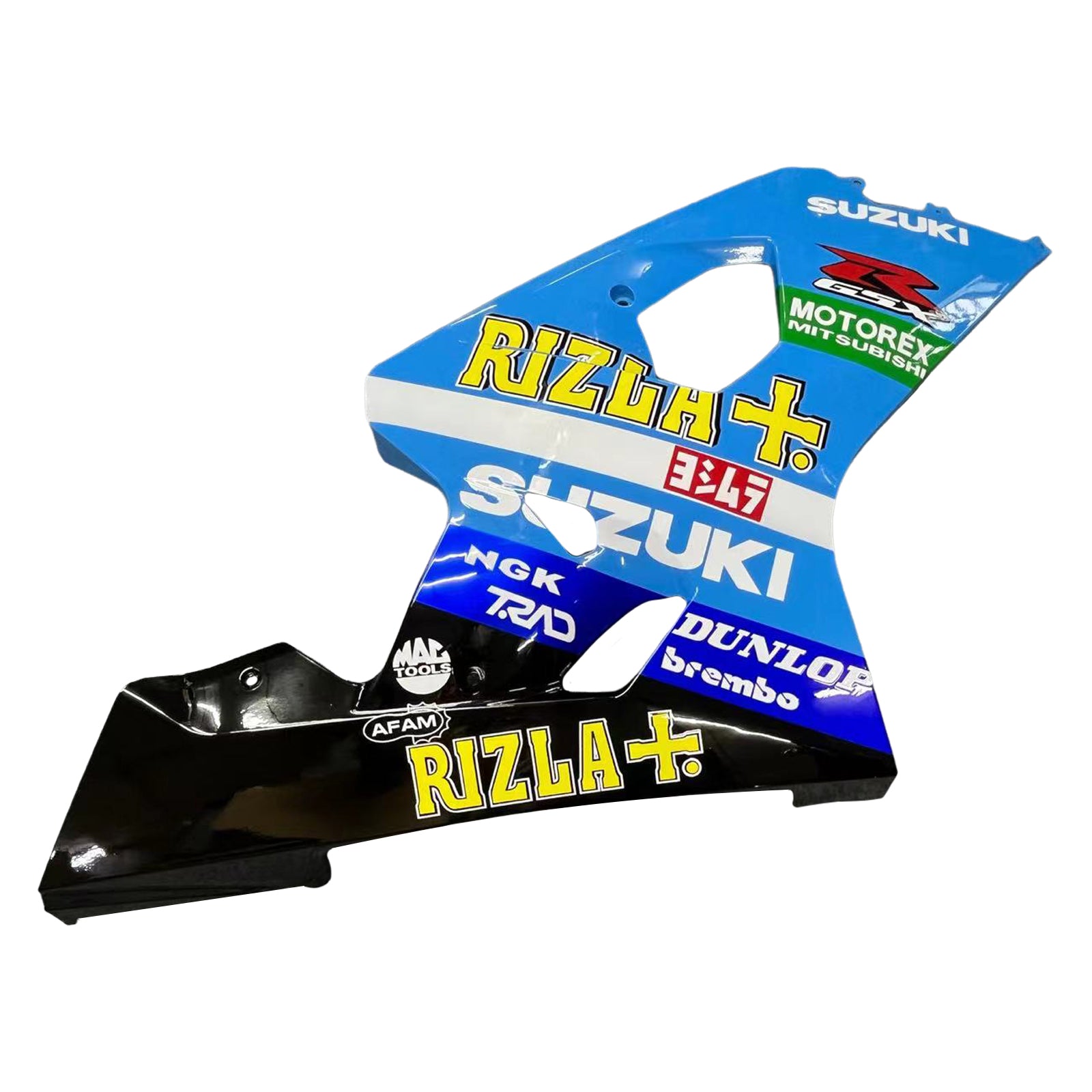 2004-2005 Suzuki GSXR 600 750 Blauw Rizla Suzuki GSXR Racing stroomlijnkappen Generiek