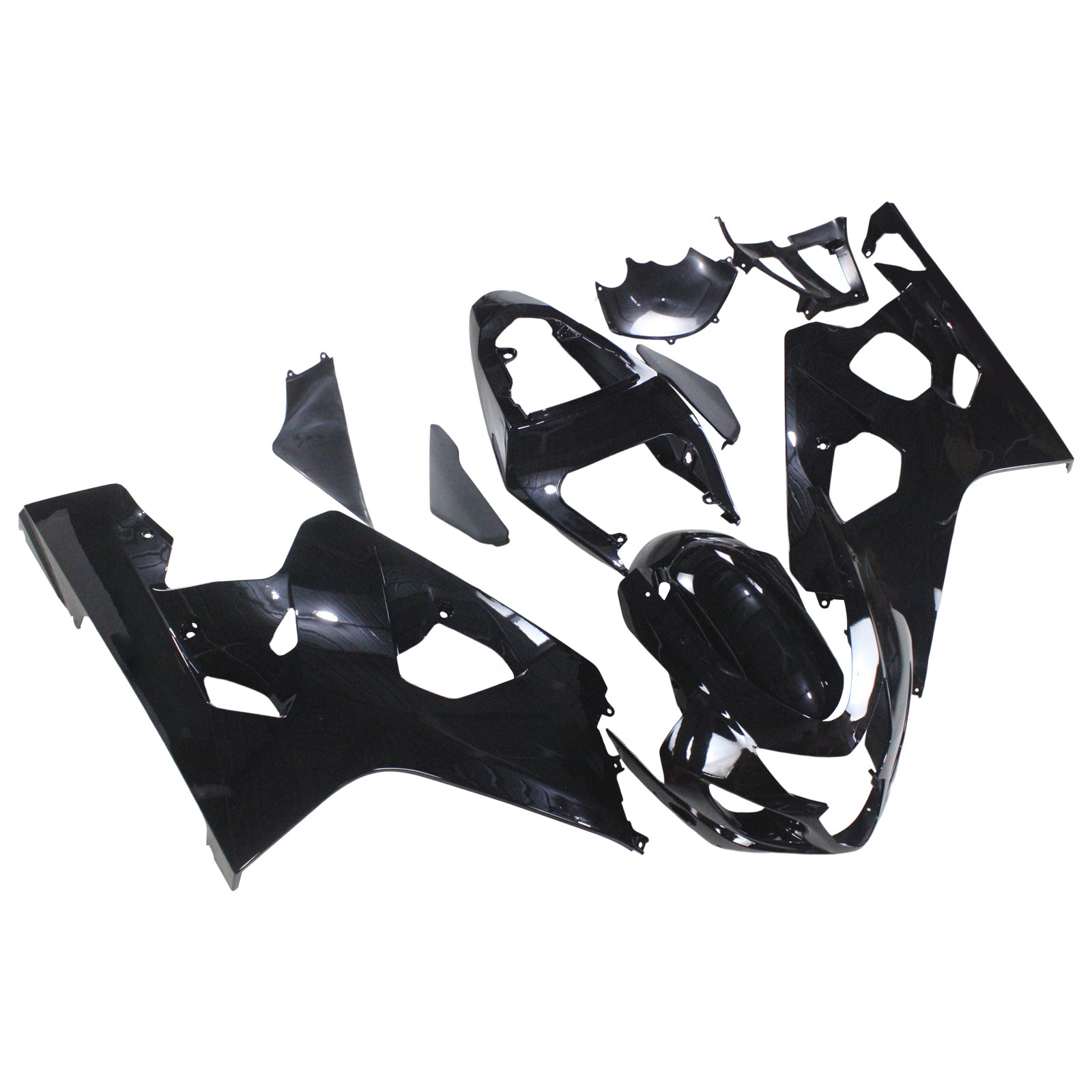 2004-2005 Suzuki GSXR 600/750 K4 Kit de carénage d'injection Bodywork Plastic Abs # 102 Amotopart