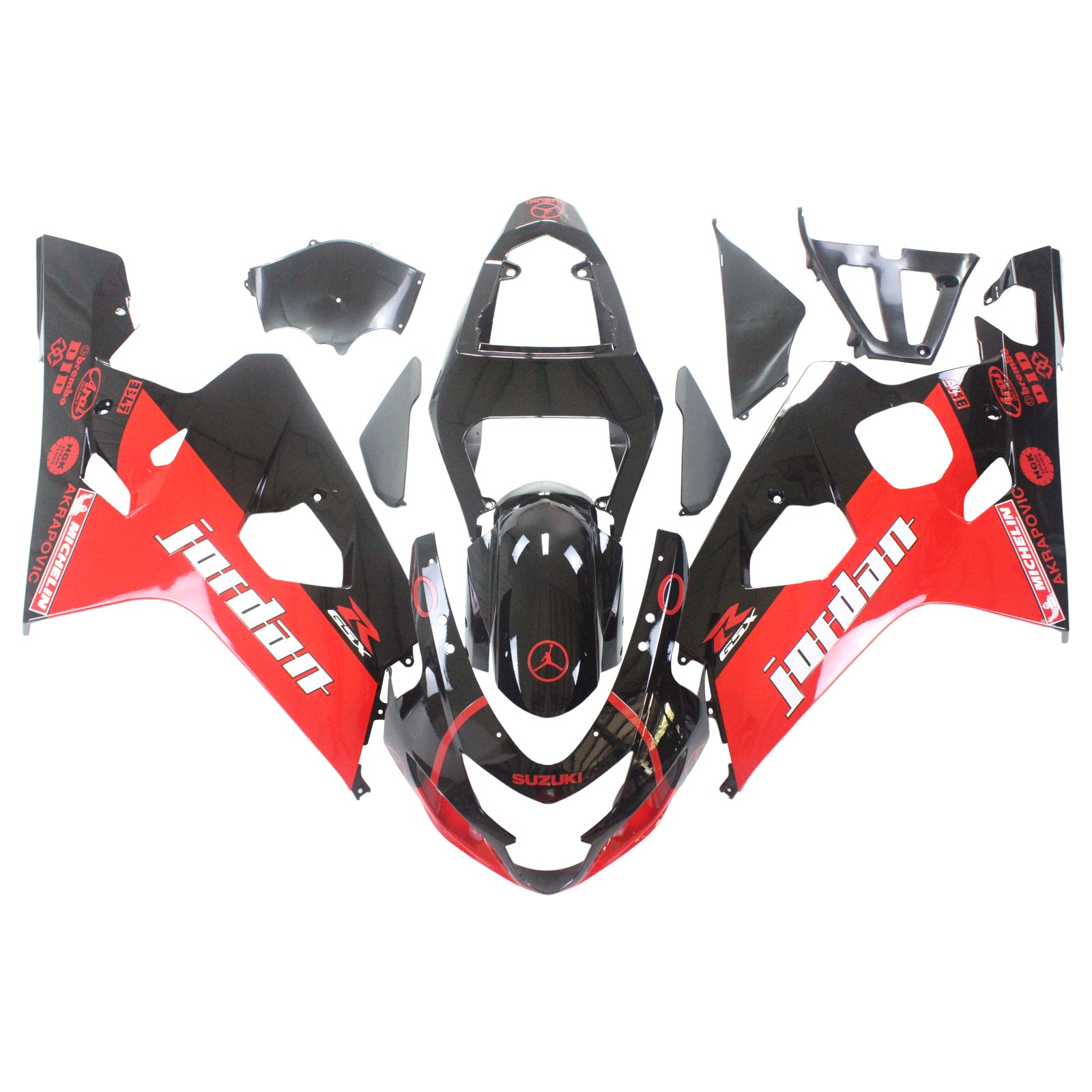 2004-2005 SUZUKI GSXR 600/750 K4 AMOTOPART INJEKTIONSKIT KIT BOODYWORK PLAX ABS #109