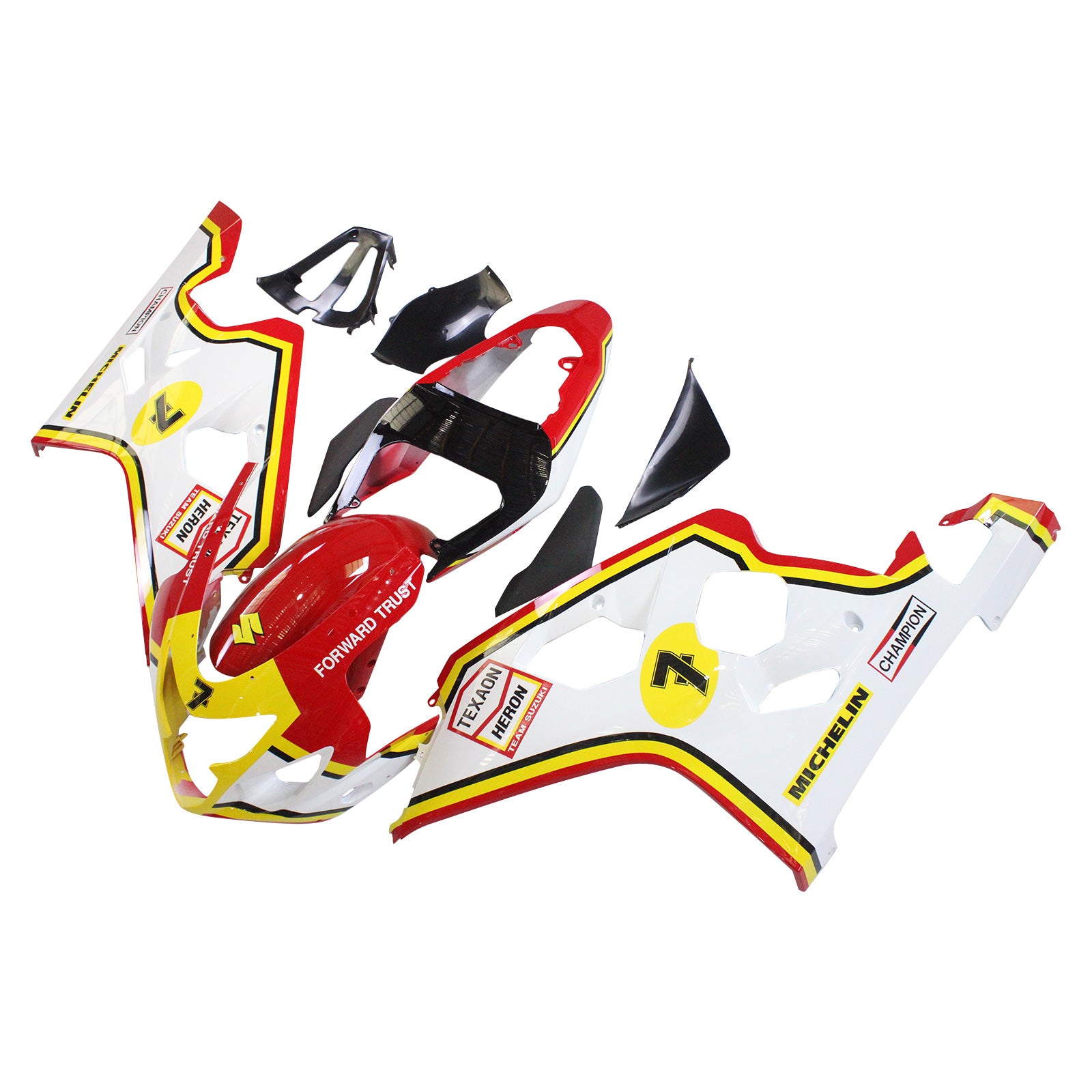 2004-2005 Suzuki GSXR 600/750 K4 Amotopart vstrekovacia kapota Kady Bodywork plast ABS #111