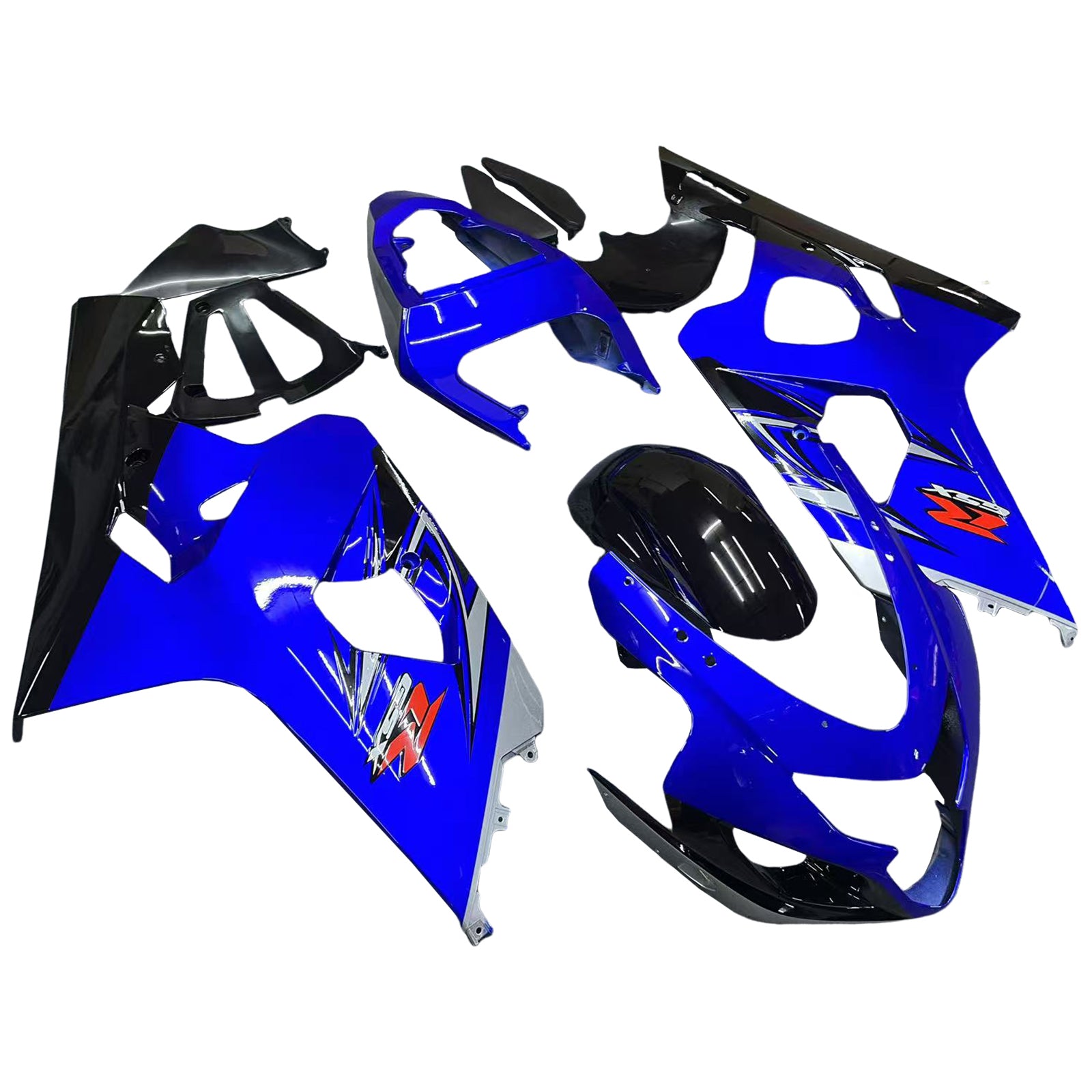2004-2005 Suzuki GSXR 600/750 K4 Injektionsmässa Kit Bodywork Plastic ABS