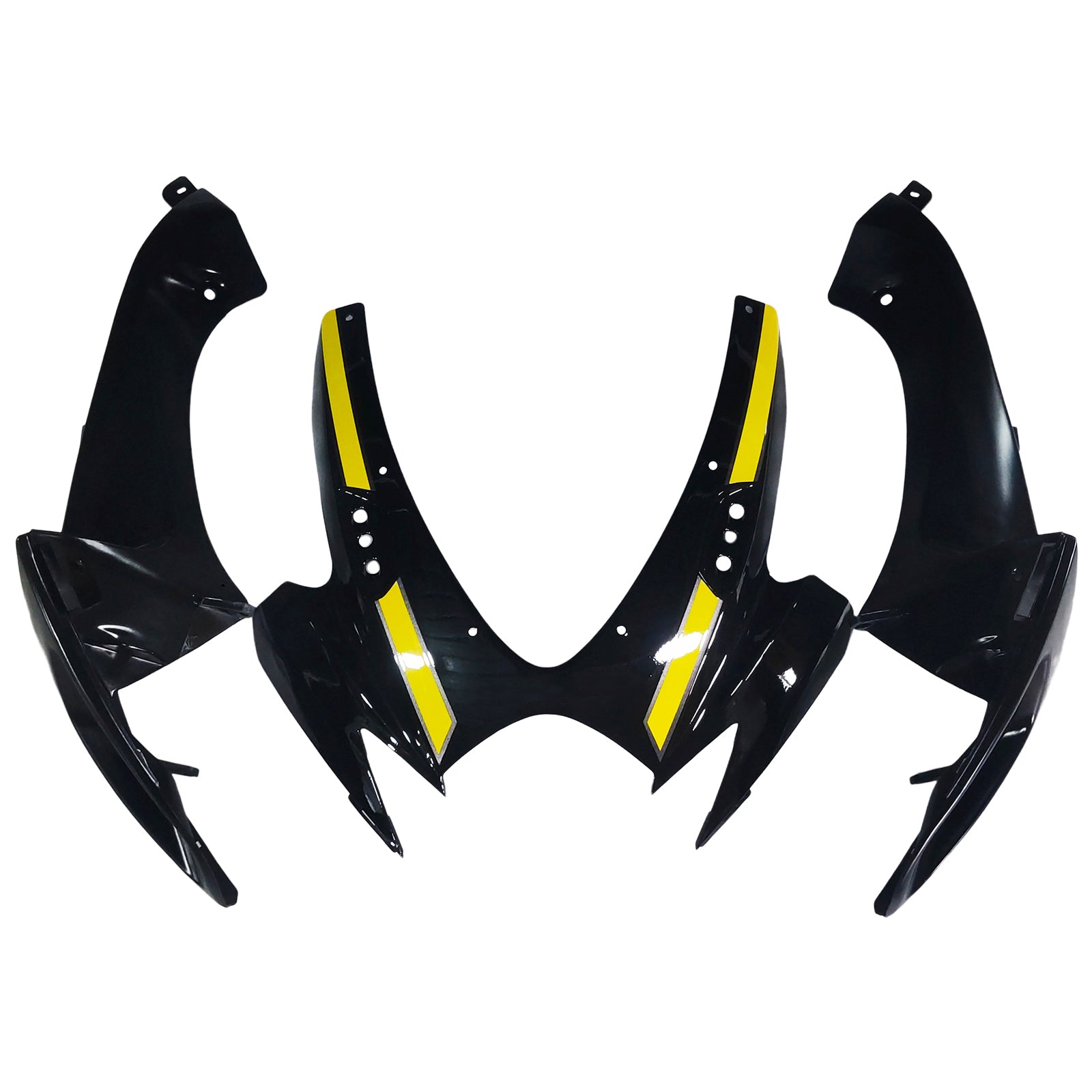 2006-2007 Suzuki GSXR 600 750 Noir & Jaune GSXR Racing Carénages Générique
