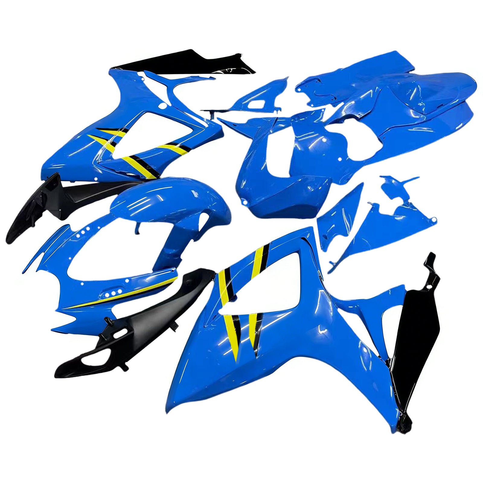 2006-2007 Suzuki GSXR 600 750 Carénages Rizla Racing Bleu Générique
