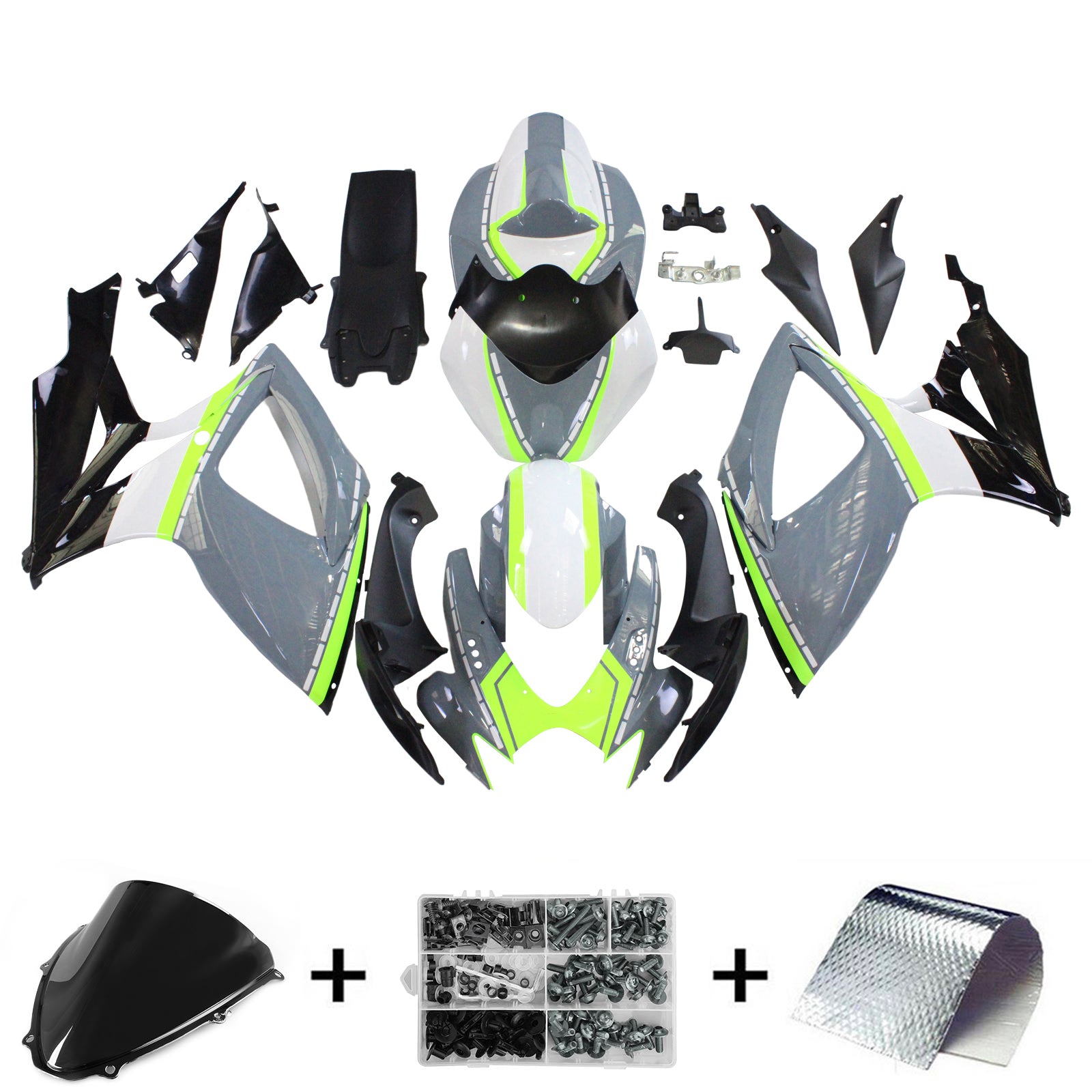 2006-2007 Suzuki GSXR 600/750 K6 Amotopart vstrekovacia kapota Kady Bodywork plast ABS #109
