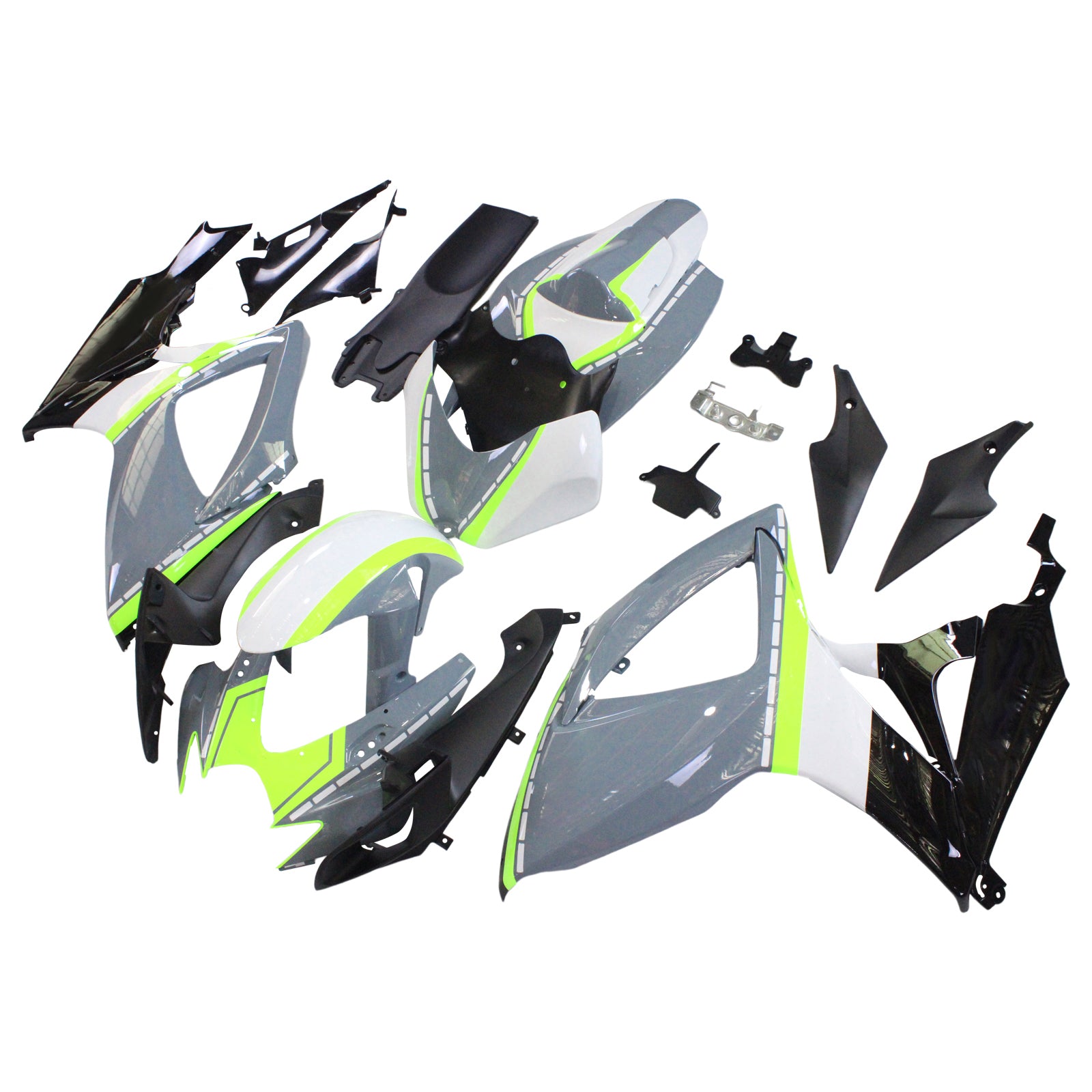 2006-2007 Suzuki GSXR 600/750 K6 Amotopart Injectiekuipset Carrosserie Kunststof ABS #109