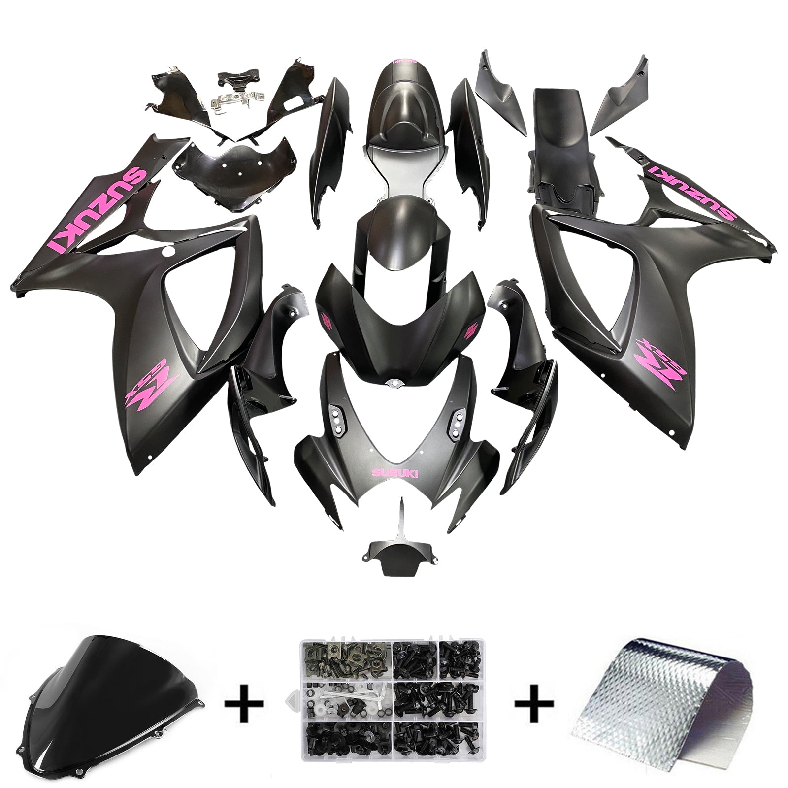 2006-2007 Suzuki GSXR 600/750 K6 Amotopart Injection Fairing Kit Bodywork Plastic ABS #152