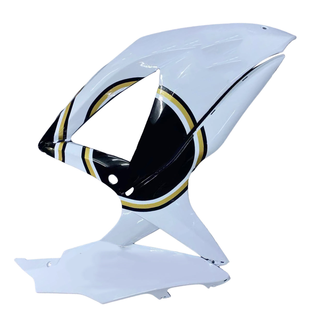 2008-2010 Suzuki GSXR 600 750 Vit Svart Lucky Strike Racing Fairings Generic