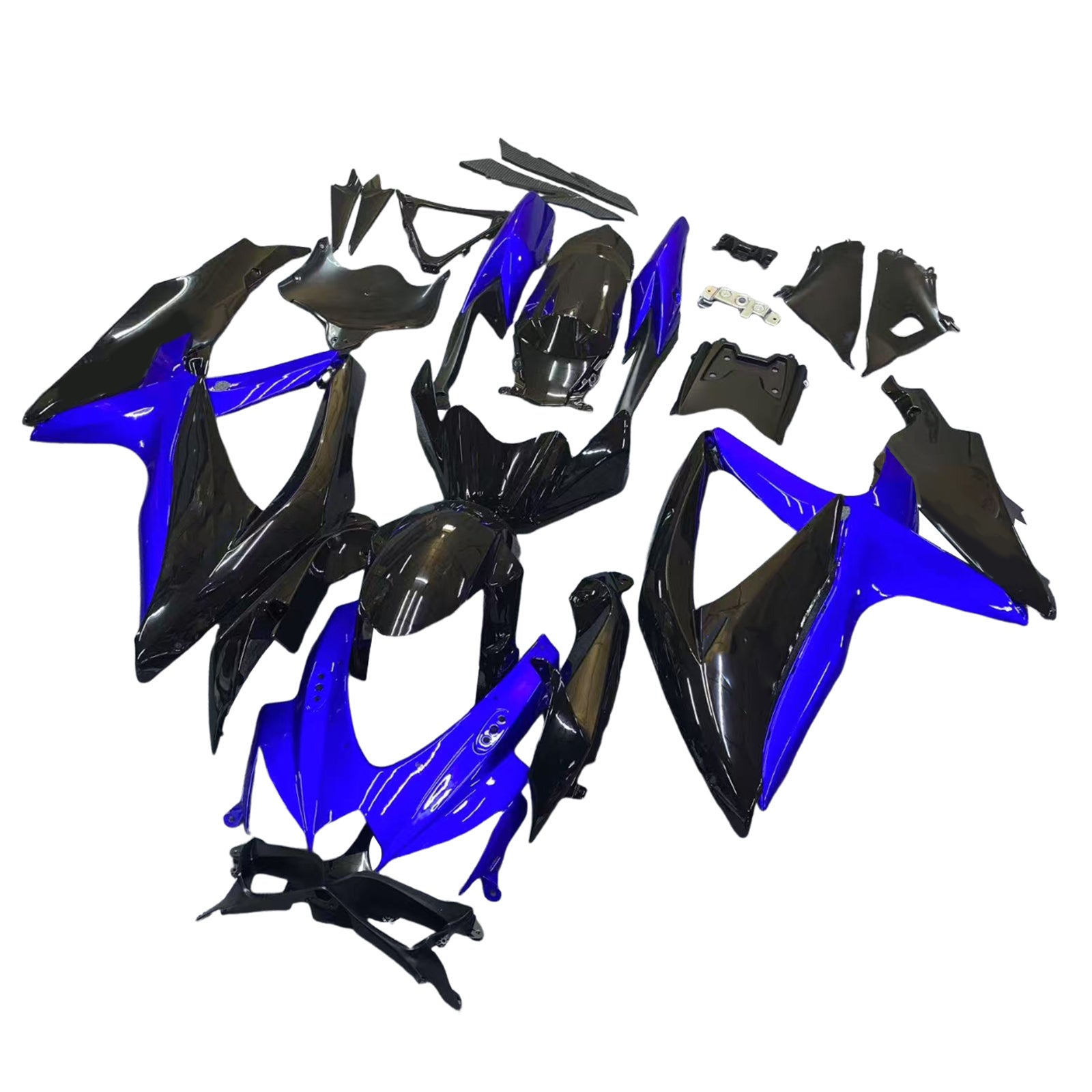2008-2010 Suzuki GSXR 600 750 Bleu Noir GSXR Racing Carénages Générique