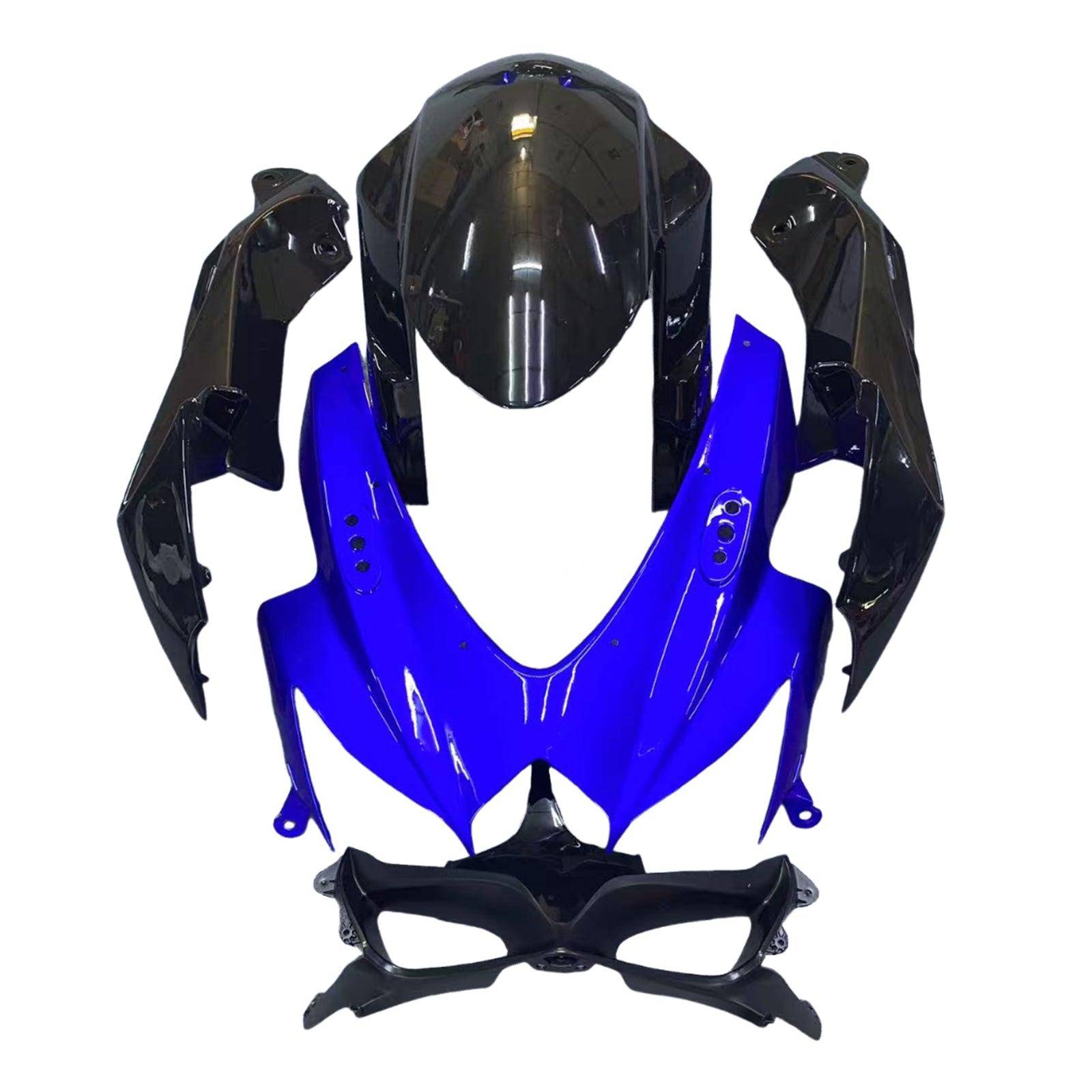 2008-2010 Suzuki GSXR 600 750 Bleu Noir GSXR Racing Carénages Générique