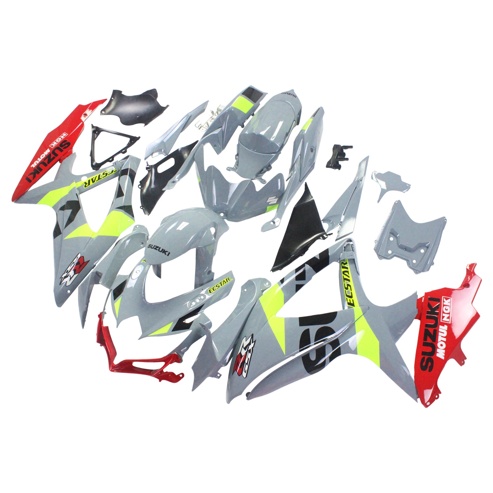 2008-2010 Suzuki GSXR 600/750 K8 Kit de carénage injection Bodywork Abs en plastique