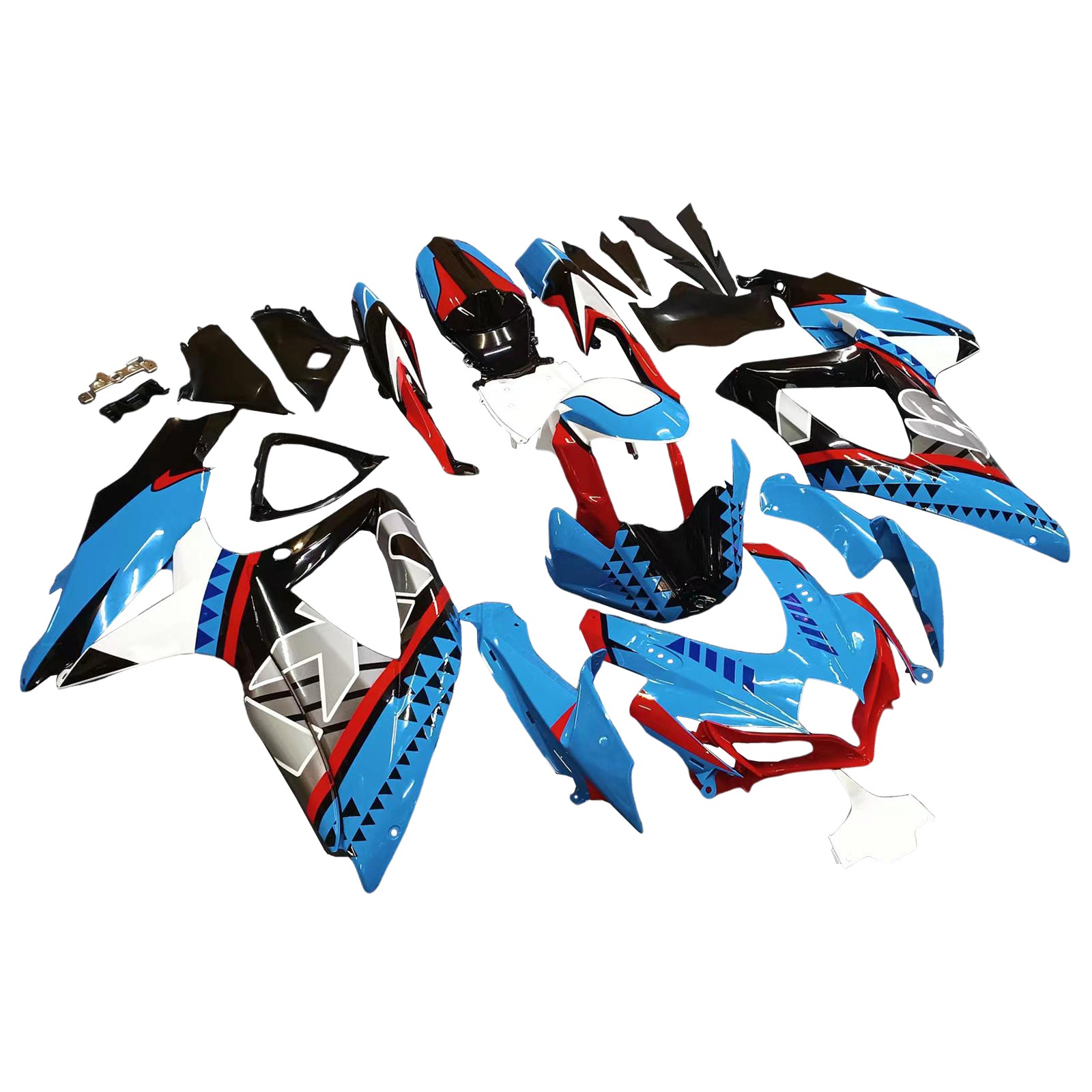 2008-2010 Suzuki GSXR 600/750 K8 Kuipset Carrosserie Kunststof ABS