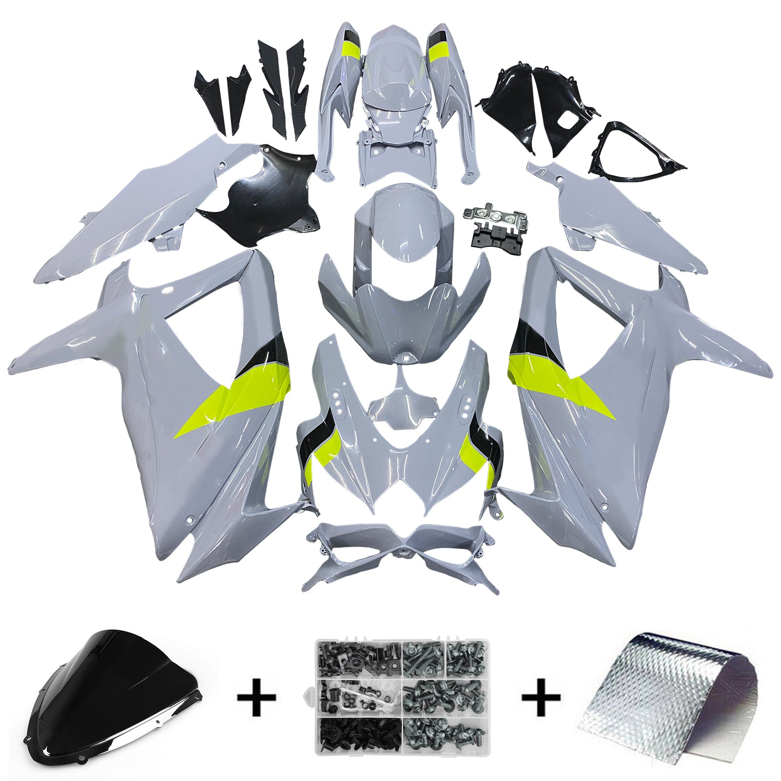 2008-2010 Suzuki GSXR 600/750 K8 Kuipset Carrosserie Kunststof ABS