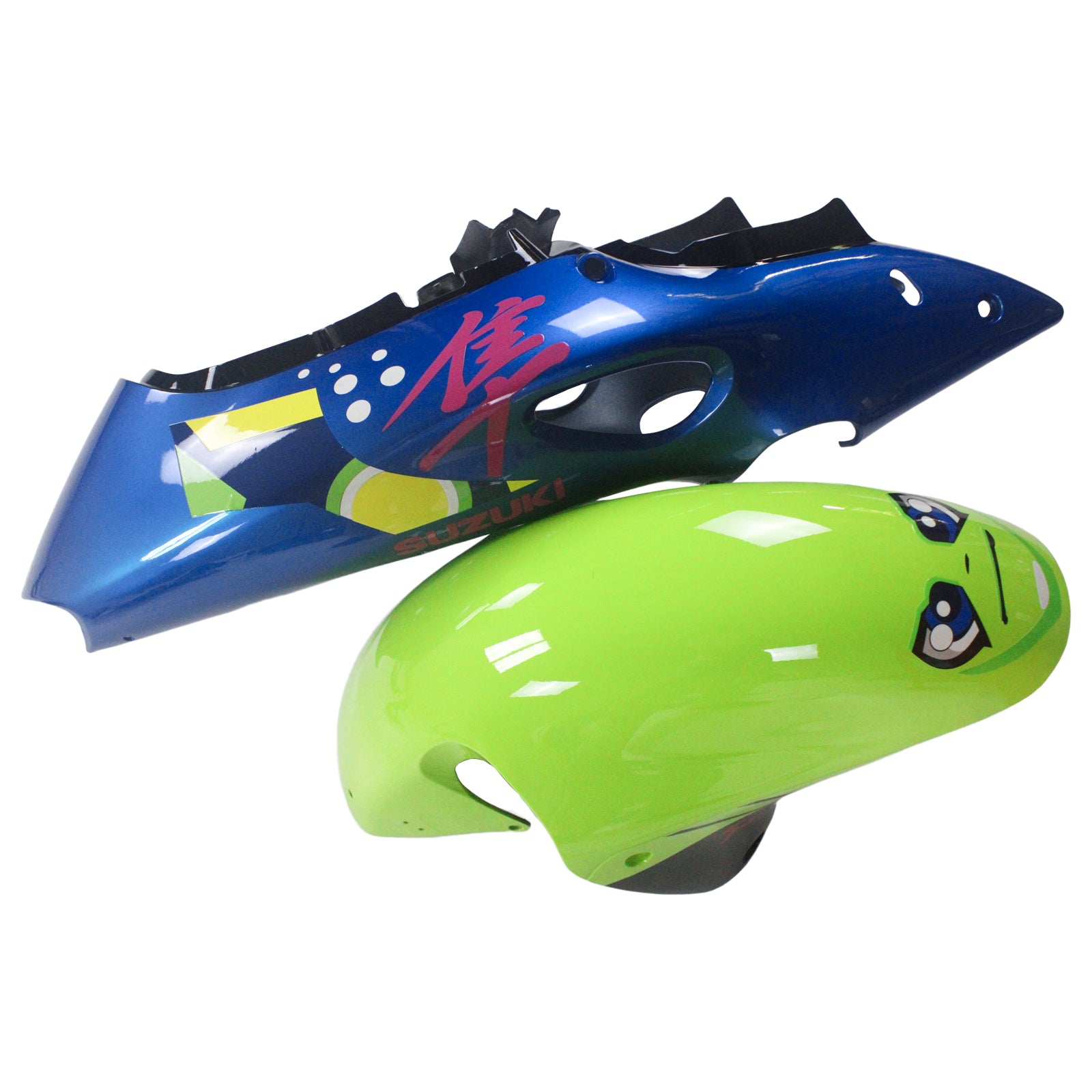 1999-2007 Suzuki Hayabusa GSX1300 Amotopart vstrekovacia kapotáž Kit Bodywork Plast ABS #109