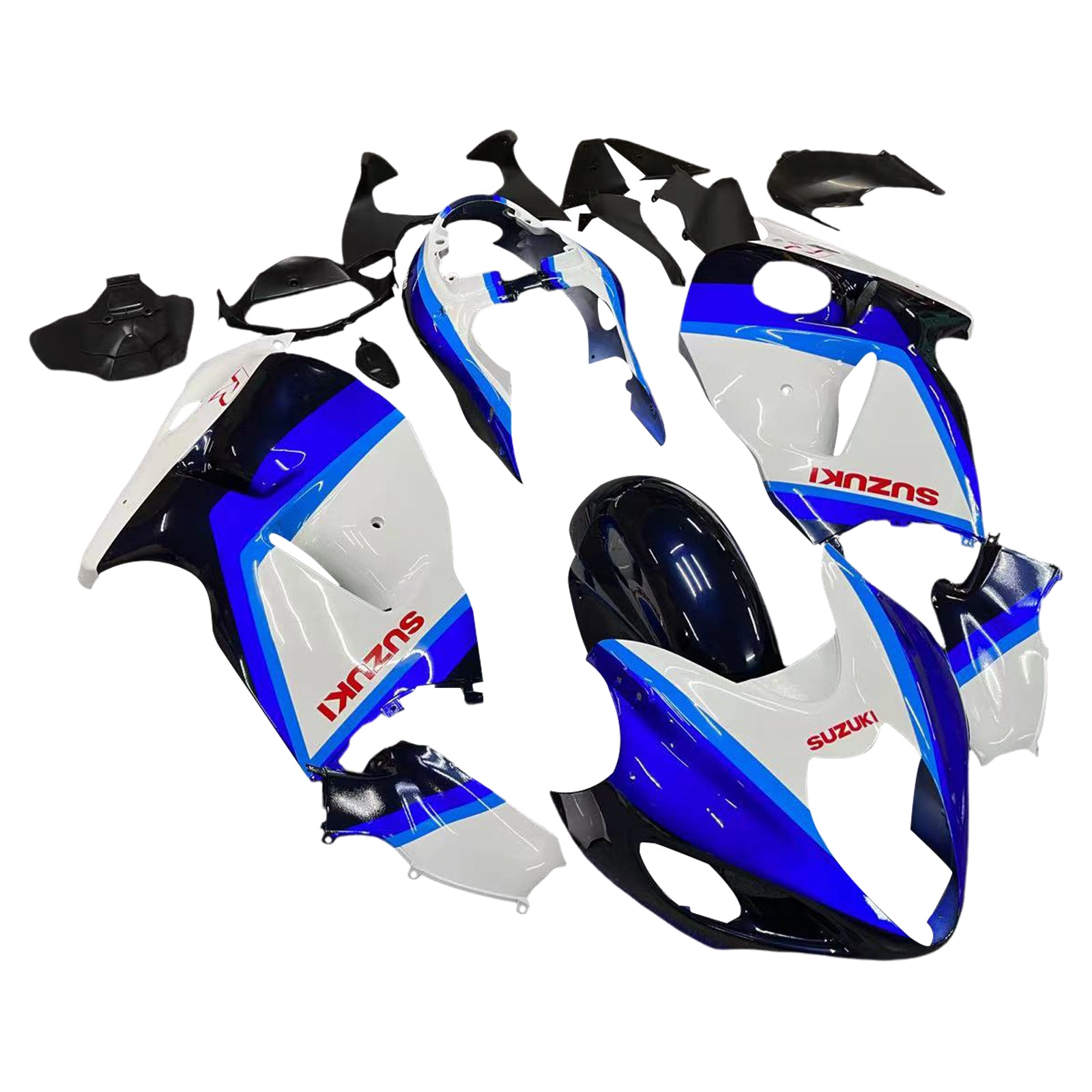 1999-2007 Suzuki Hayabusa GSX1300 Amotopart Injection Fairing Kit Bodywork Plastic ABS #110