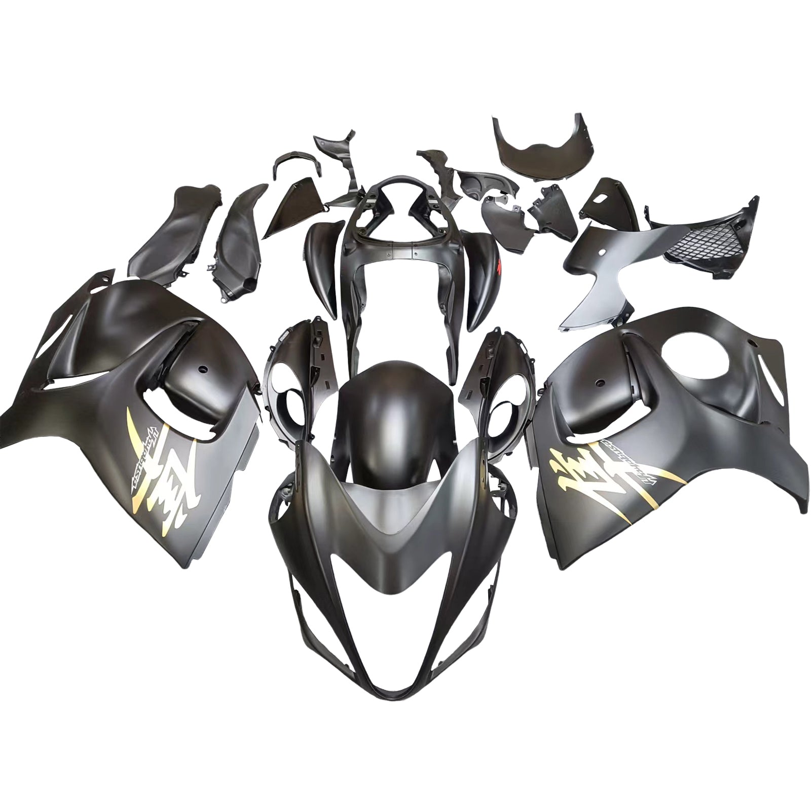 2008-2020 SUZUKI HAYABUSA GSX1300 AMOTOPART INJECTION FAIRING KIT BORDOWWORD PLAST ABS # 107