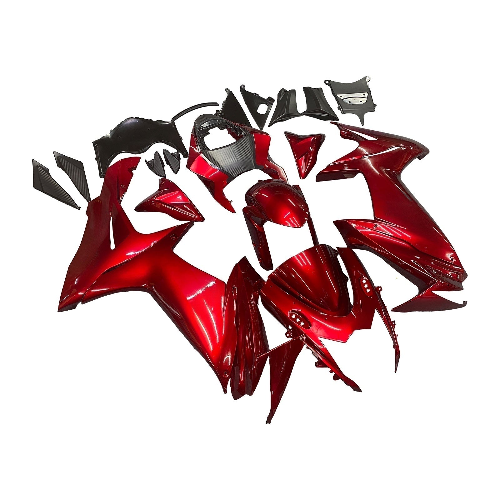 2011-2024 Suzuki GSXR 600/750 K11 AMOTOPART Injeção Kit de fada para carroceria Plástico ABS #101