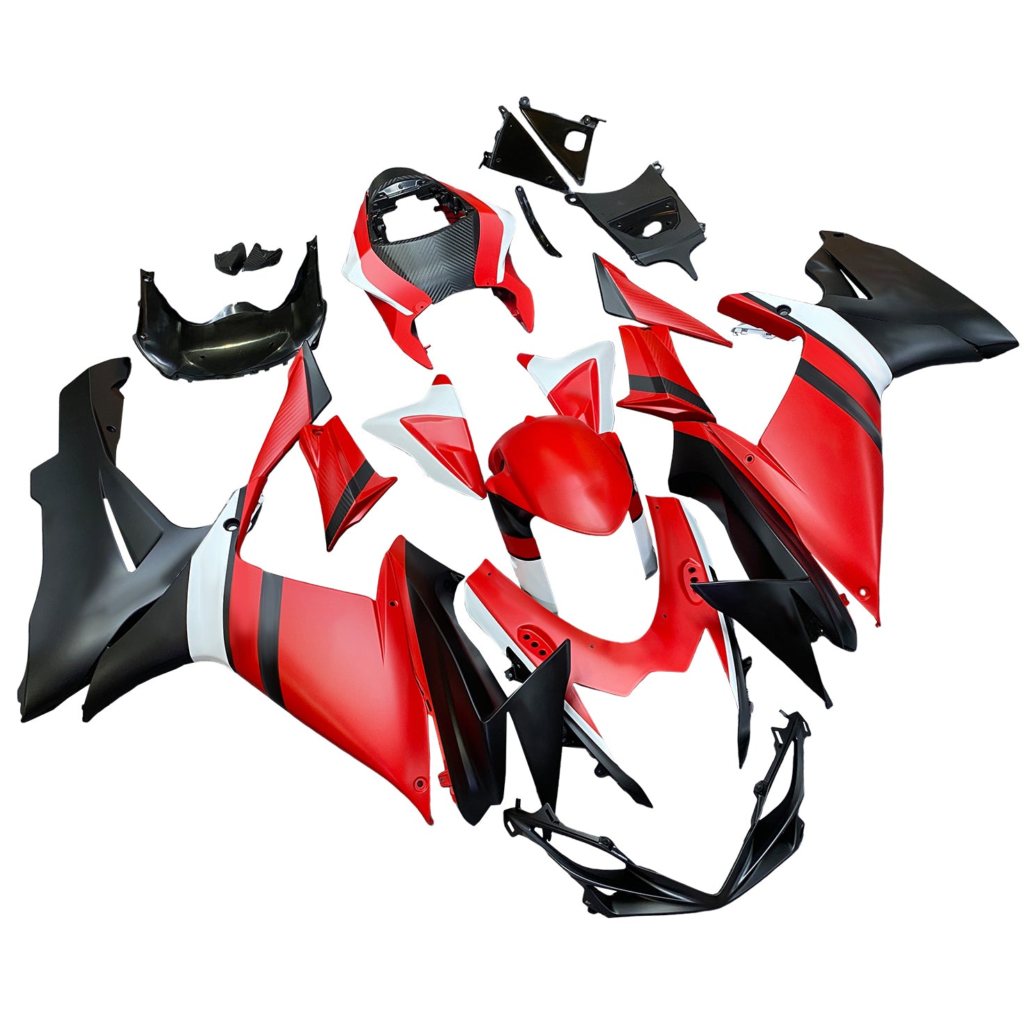 2011-2024 Suzuki GSXR 600/750 K11 Amotopart Injeksjon Fairing Kit karosseri plast ABS #101