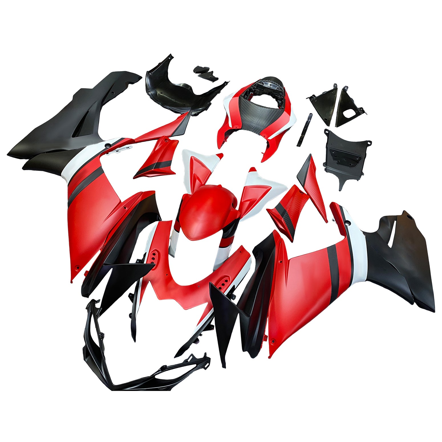 2011-2024 Suzuki GSXR 600/750 K11 Amotopart Injeksjon Fairing Kit karosseri plast ABS #101