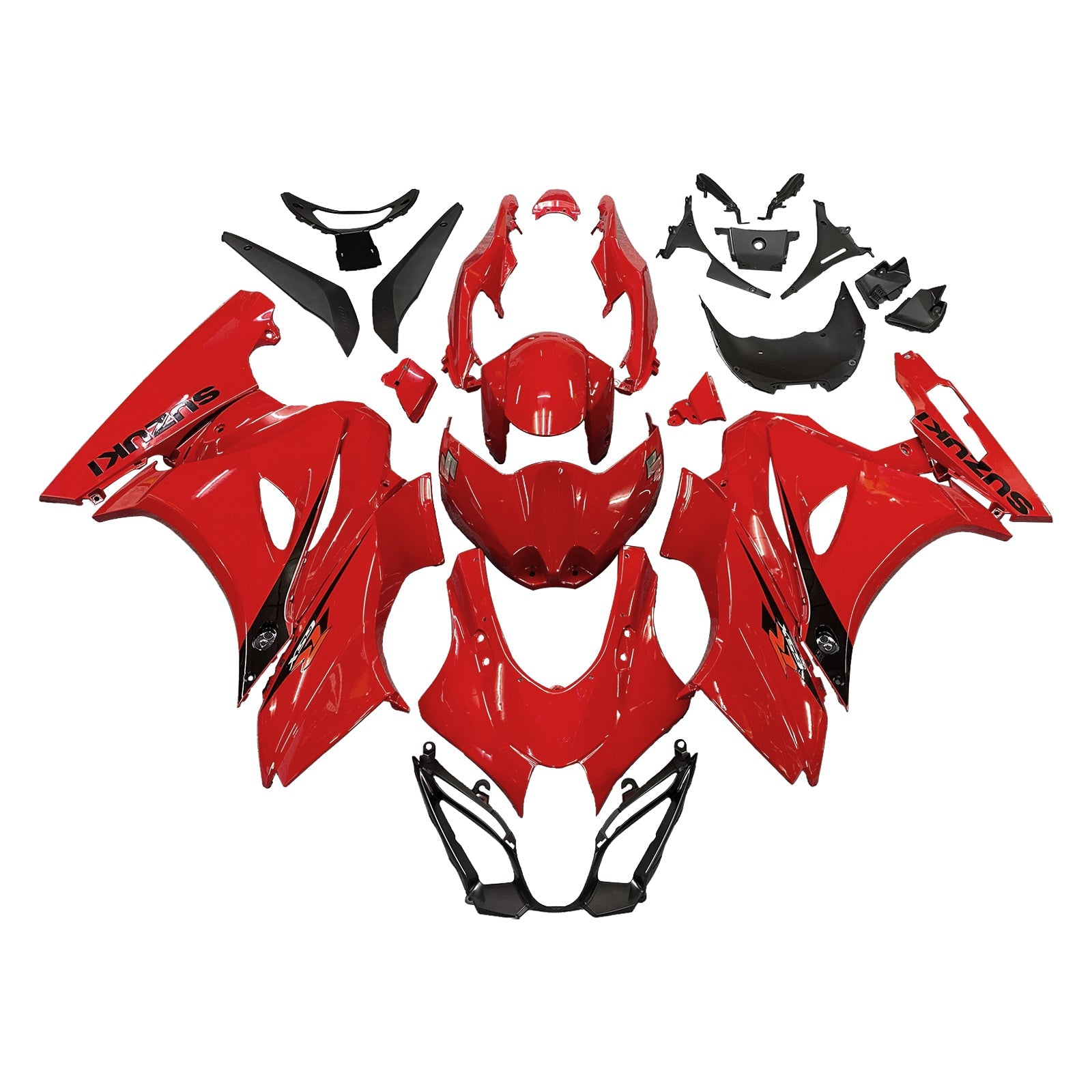 2017-2025 Suzuki GSXR1000 K17 Kit de carenagem de injeção de injeção Plástico ABS #101