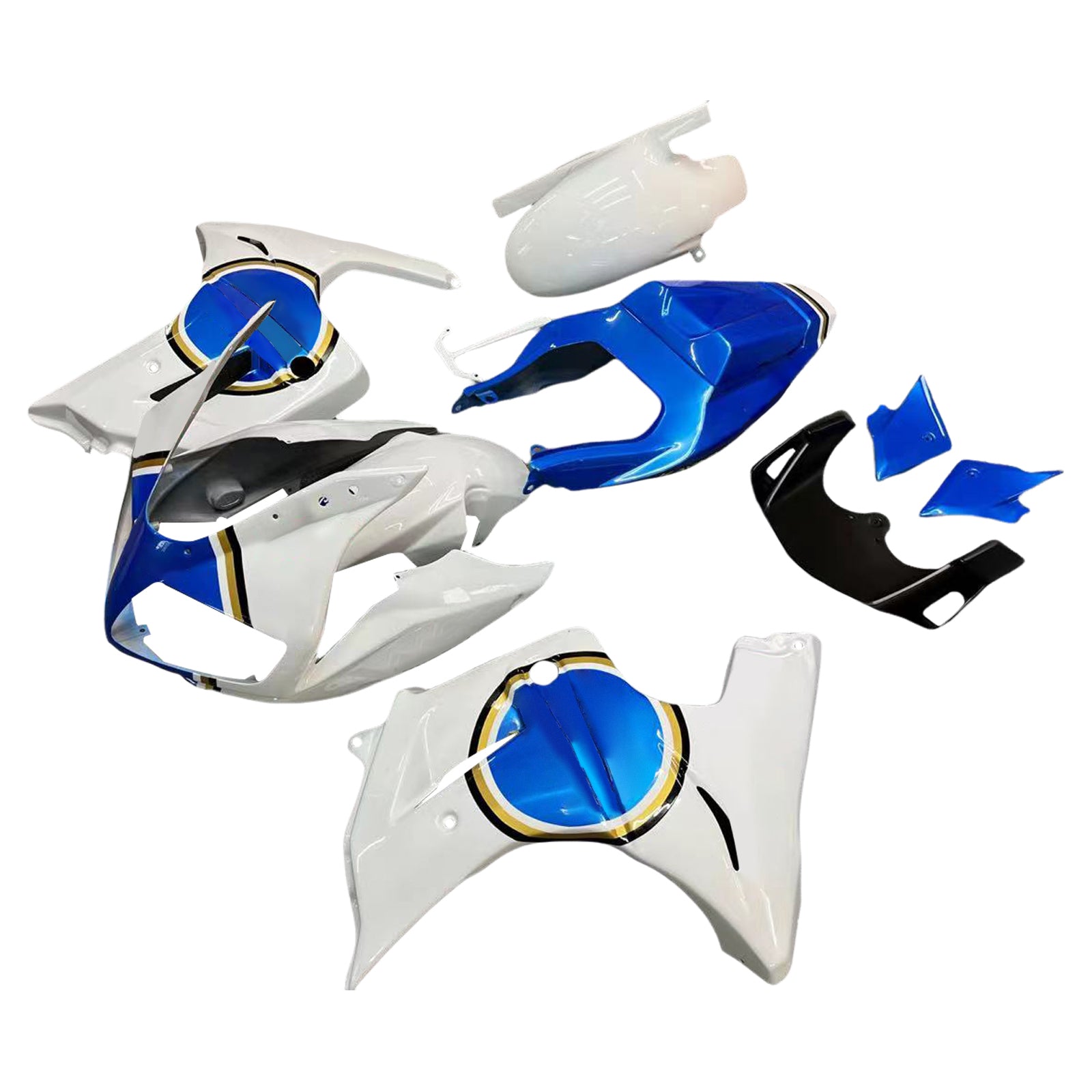 2003-2013 Suzuki SV650 Amotopart Kit de carénage d'injection carrosserie plastique ABS #101