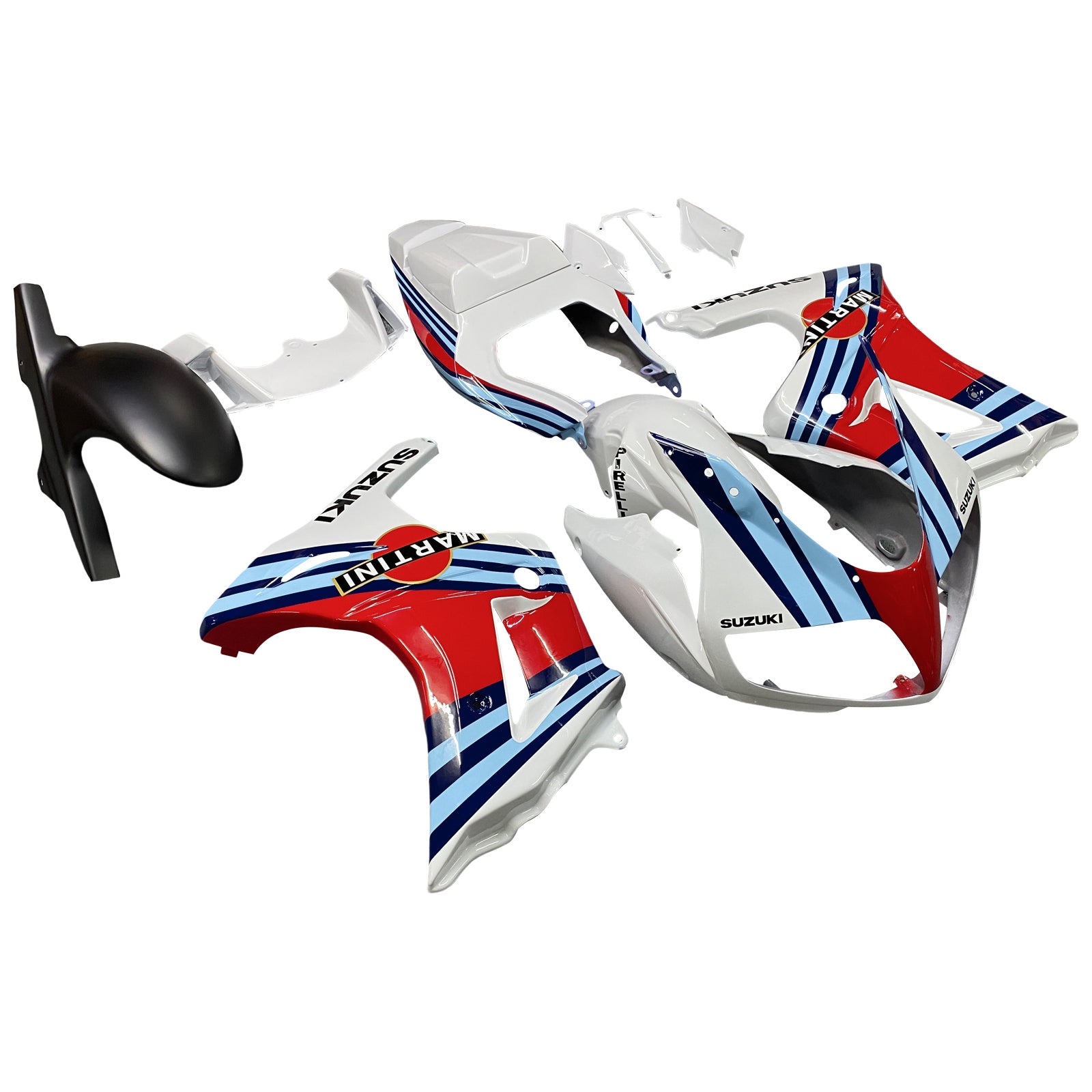 2003-2013 Suzuki SV650 Kit de carénage injection d'amotopart Bodywork Plastic Abs # 101