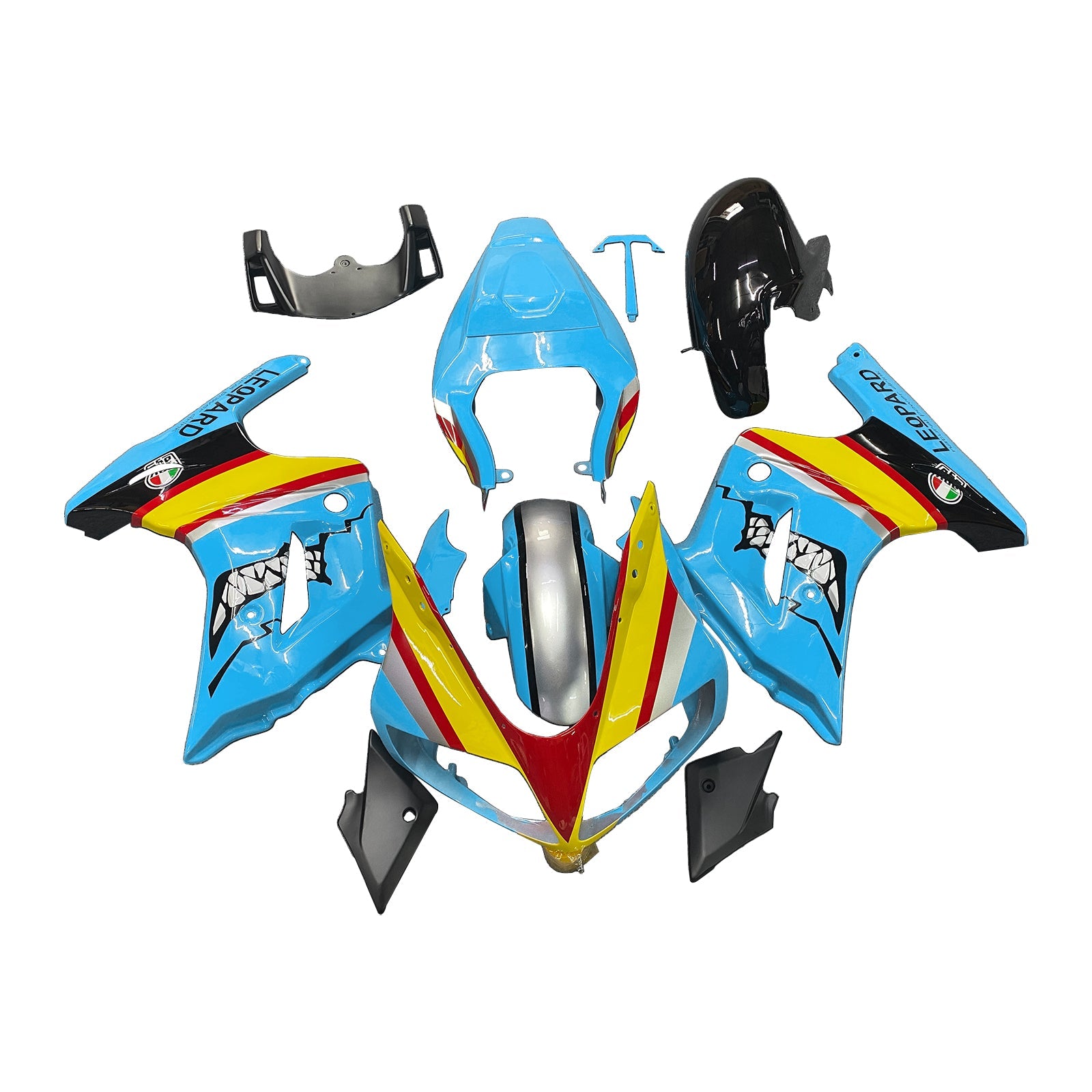 2003-2013 Suzuki SV650 Kit de carénage injection d'amotopart Bodywork Plastic Abs # 101