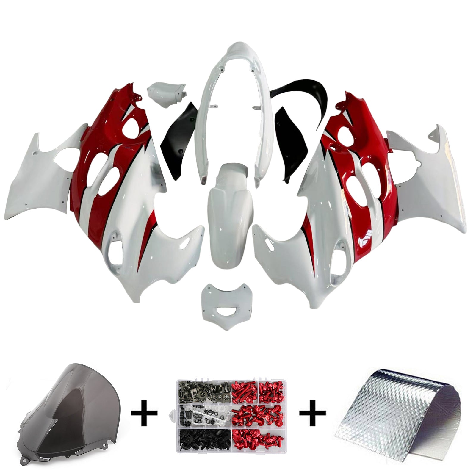 2005-2006 Suzuki Katana GSXF600 GSXF750 Amotopart Injeksjon Fairing Kit Bodywork #115