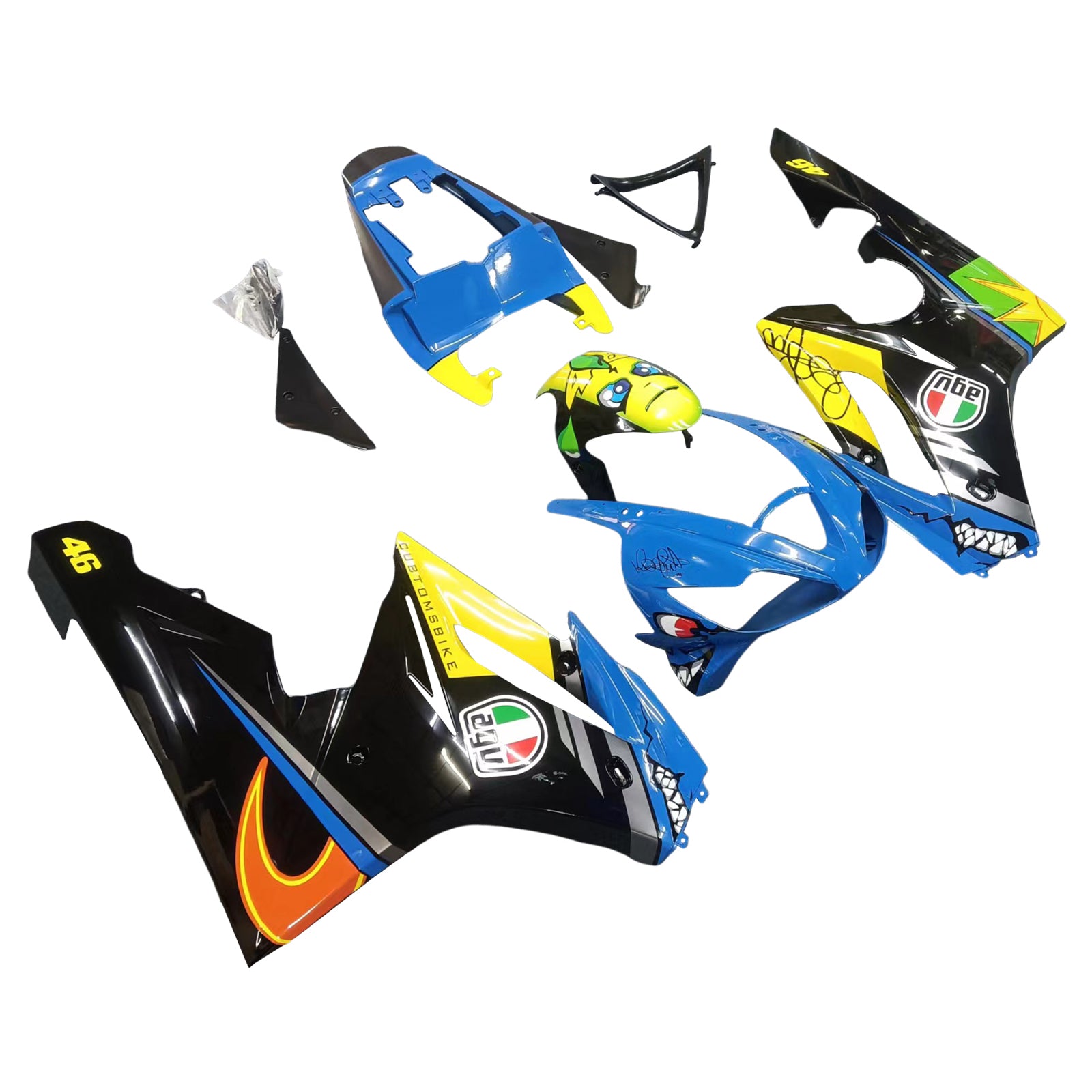 2006-2008 Triumph Daytona 675 kuipset carrosserie kunststof ABS