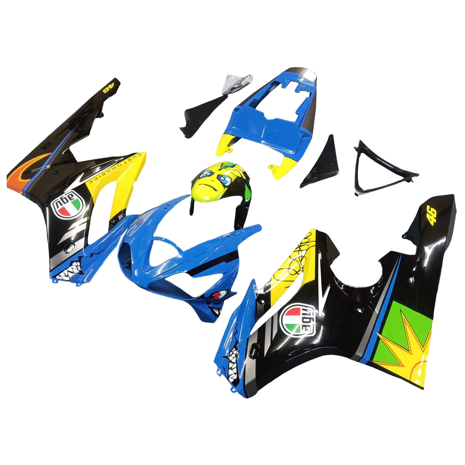 2006-2008 Triumph Daytona 675 kuipset carrosserie kunststof ABS